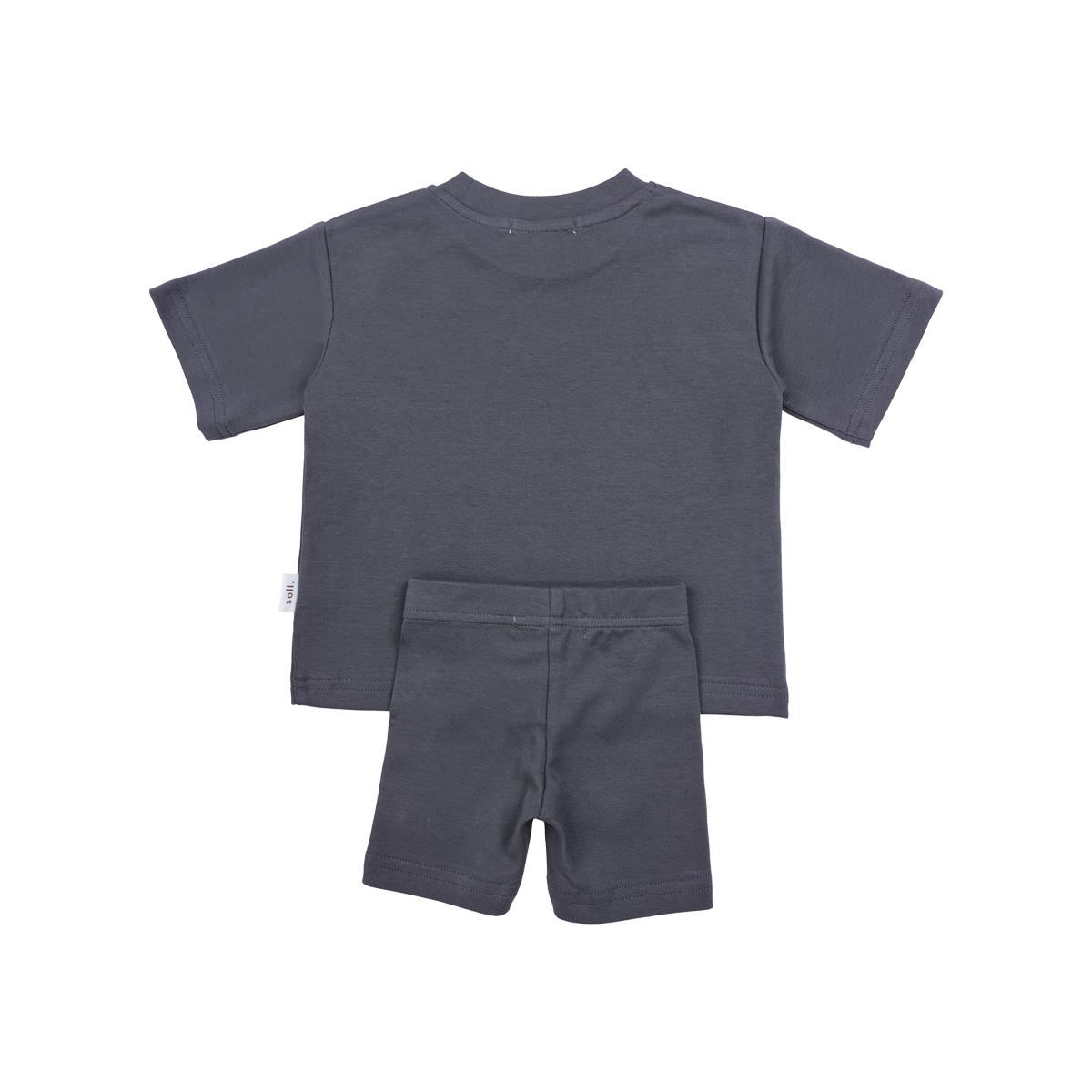トップス soll. the label terry set charcoal soll. the label Kids Stretch Cotton Set - Charcoal | Baby