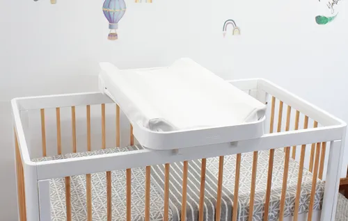 Babyhood Cot Top Change Table White Baby Bunting AU