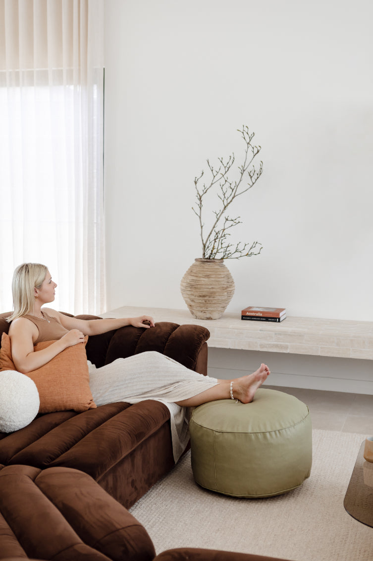 Henlee POUF Bean Bag Sage Glider Chairs & Ottomans Baby Bunting AU