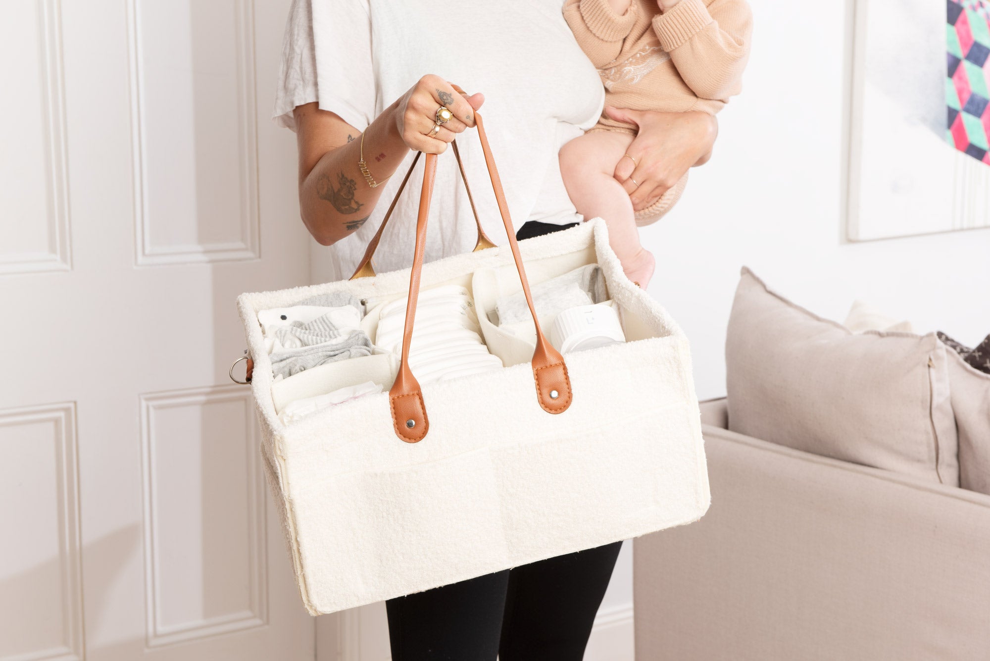 Lactivate Teddy Nursing Caddie Storage Baby Bunting AU