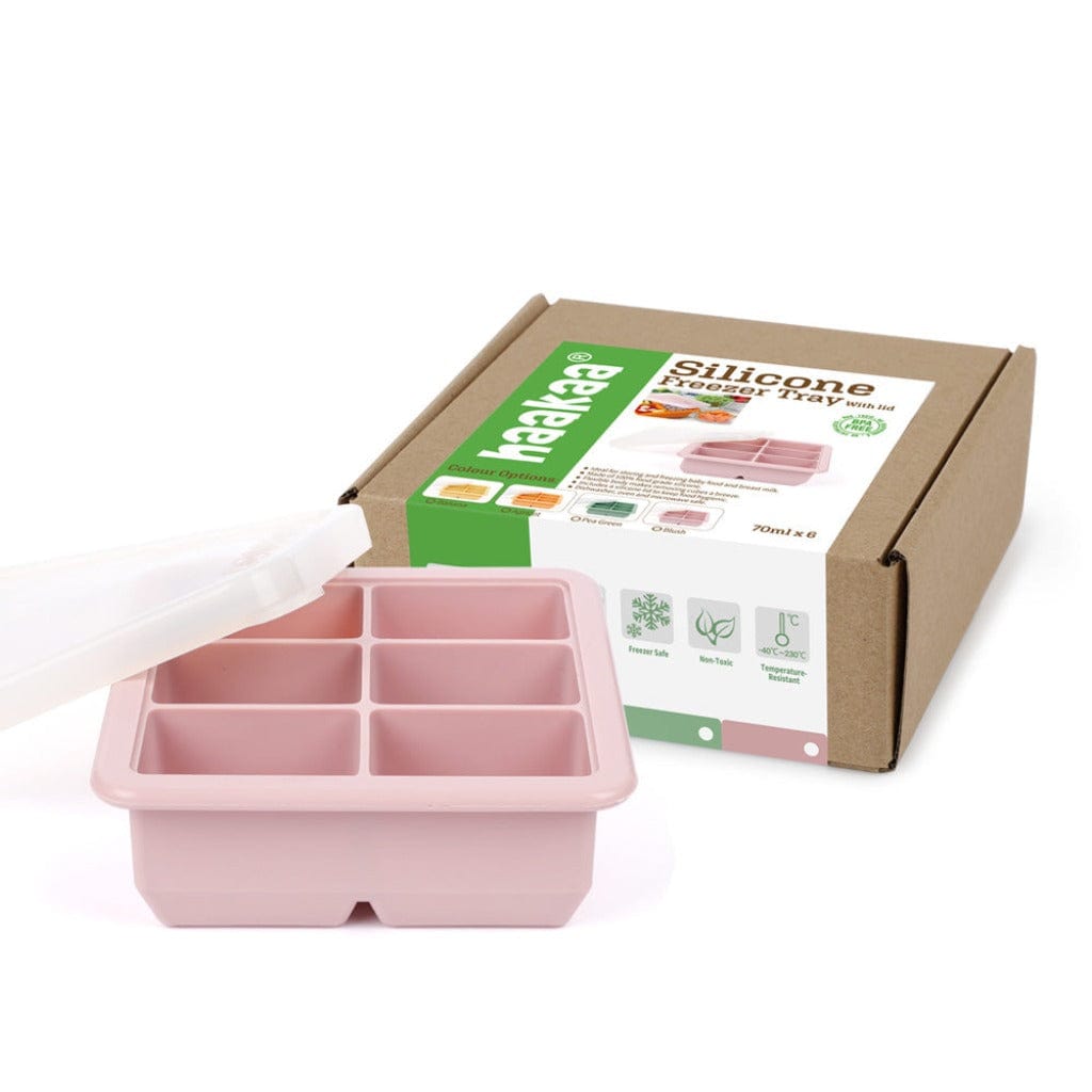 Haakaa Silicone Baby Food and Breast Milk Freezer Tray Apricot Food