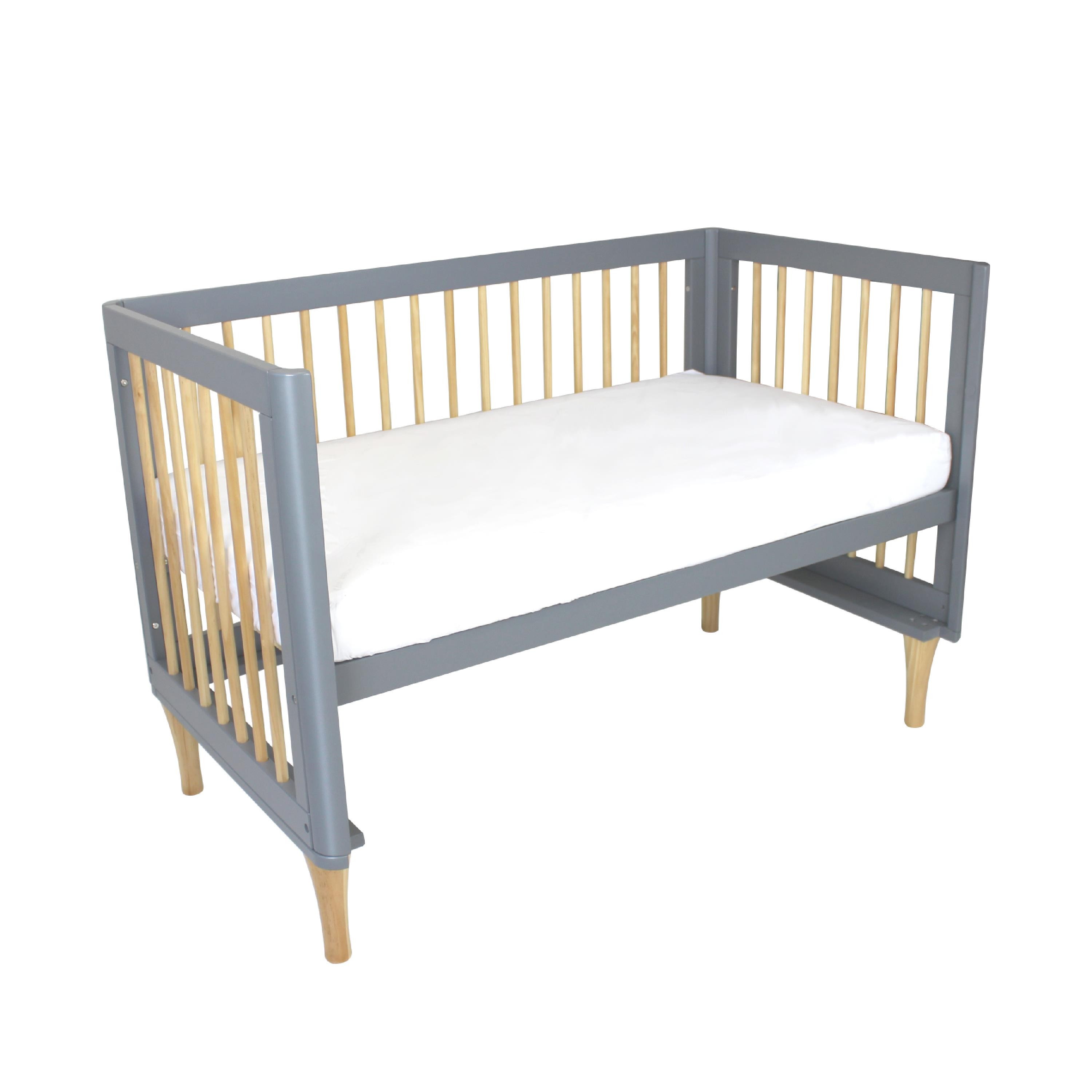 Riya Cot Grey Natural Cots Baby Bunting AU