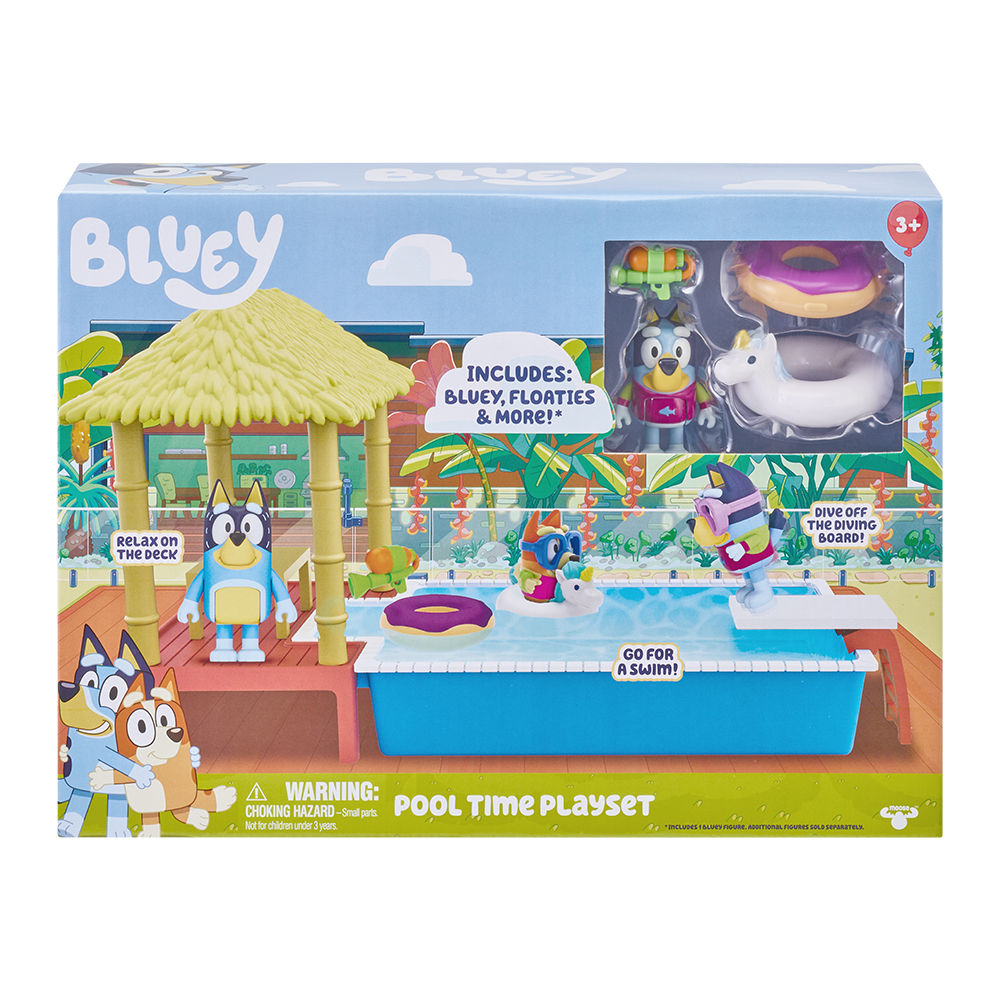 TOMY Toomies Swimming Bluey Bath Toy