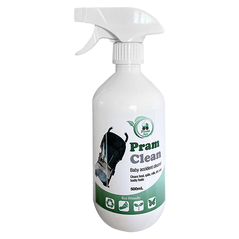 Pram Spa Baby Safe Dirt Grime Pram Cleaner Eco Friendly Non Toxic 2 Pieces 500ml Liquid Sterilising Baby Bunting AU