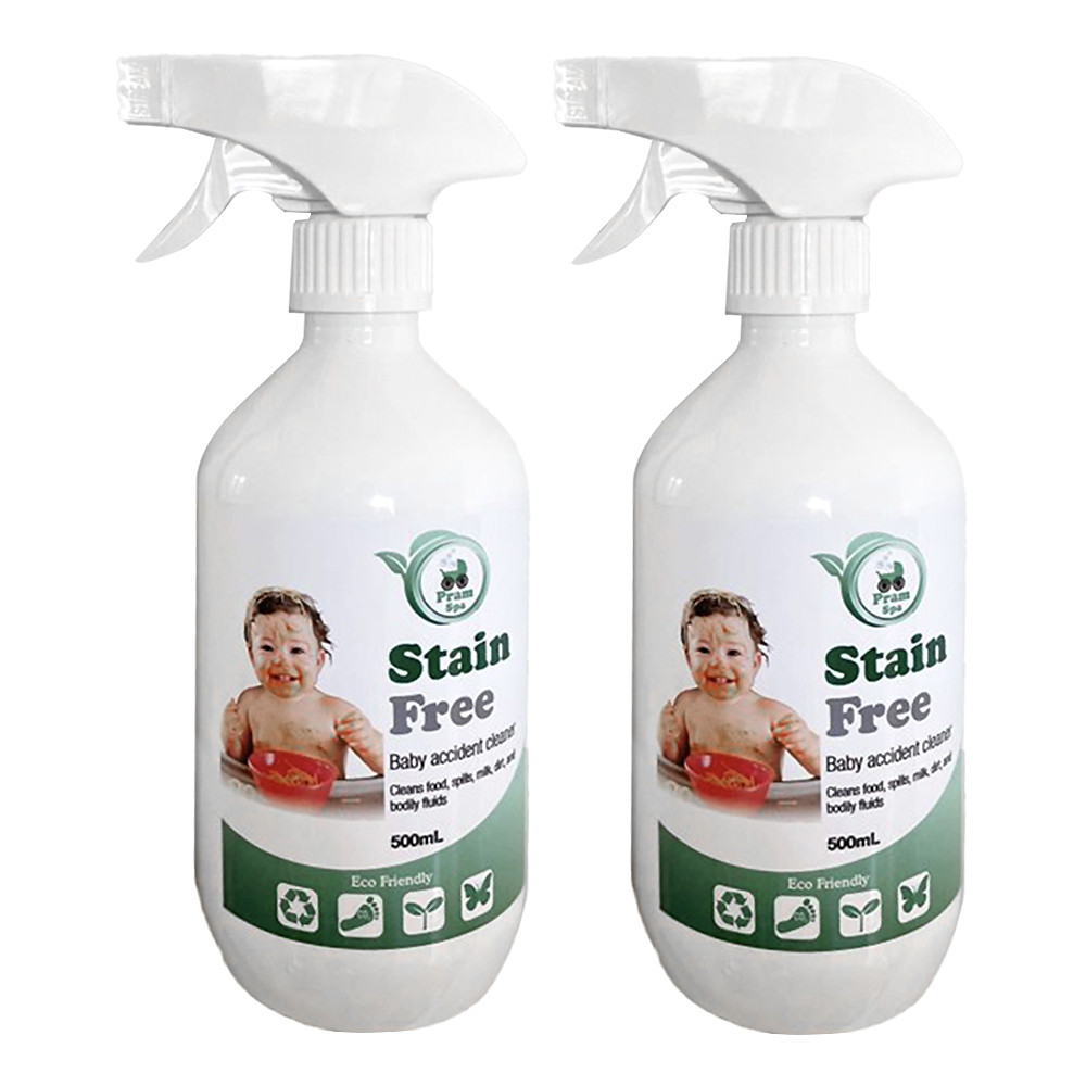 Pram Spa Stain Free Eco Friendly NonToxic Baby Accident Fabric Cleaner