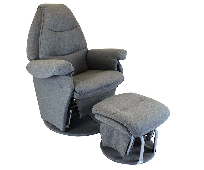 4baby deluxe faux leather glider chair best sale