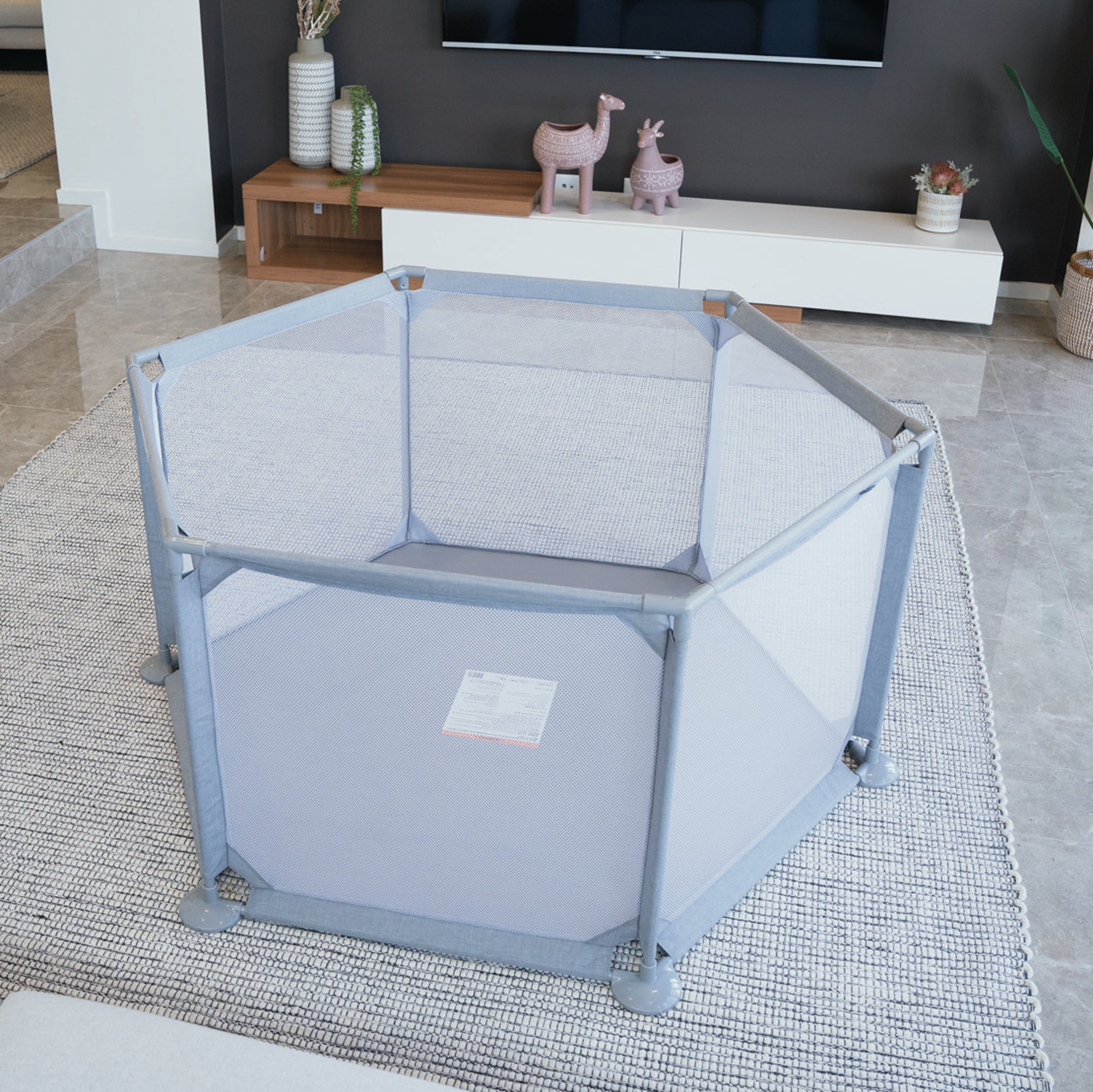 Childcare Activity Den Grey Playpens Baby Bunting AU