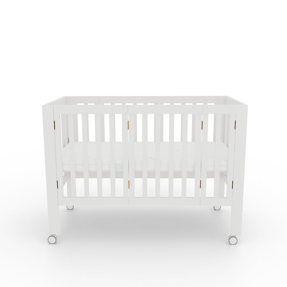 BabyRest Dixie Folding Cot White Cots Baby Bunting AU