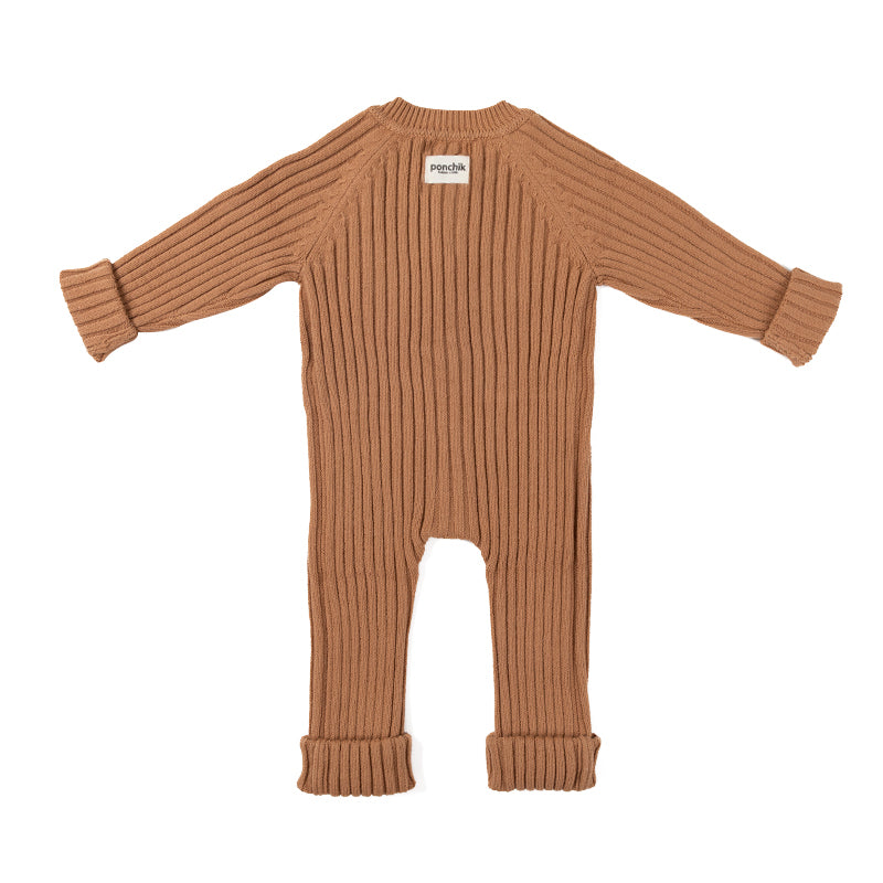 Ponchik Babies + Kids Ribbed Button Front Baby Onesie - Crepe | Baby ...