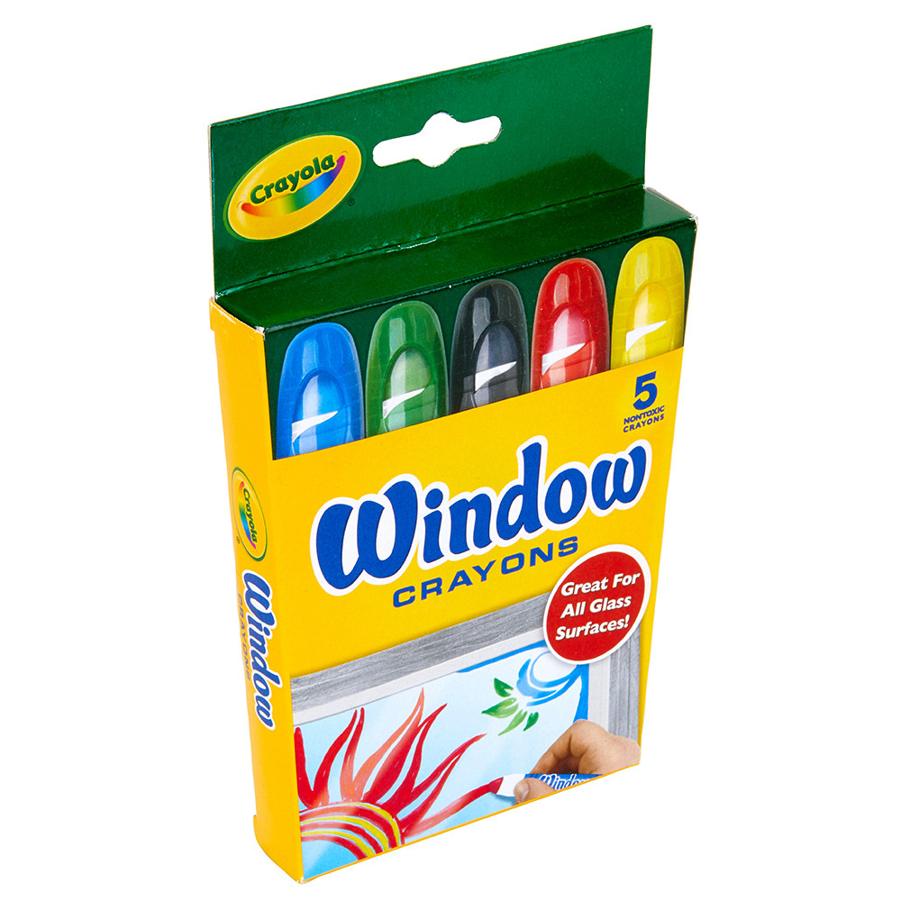 Crayola Kids/Childrens Creative Washable Window/Glass Drawing Art ...