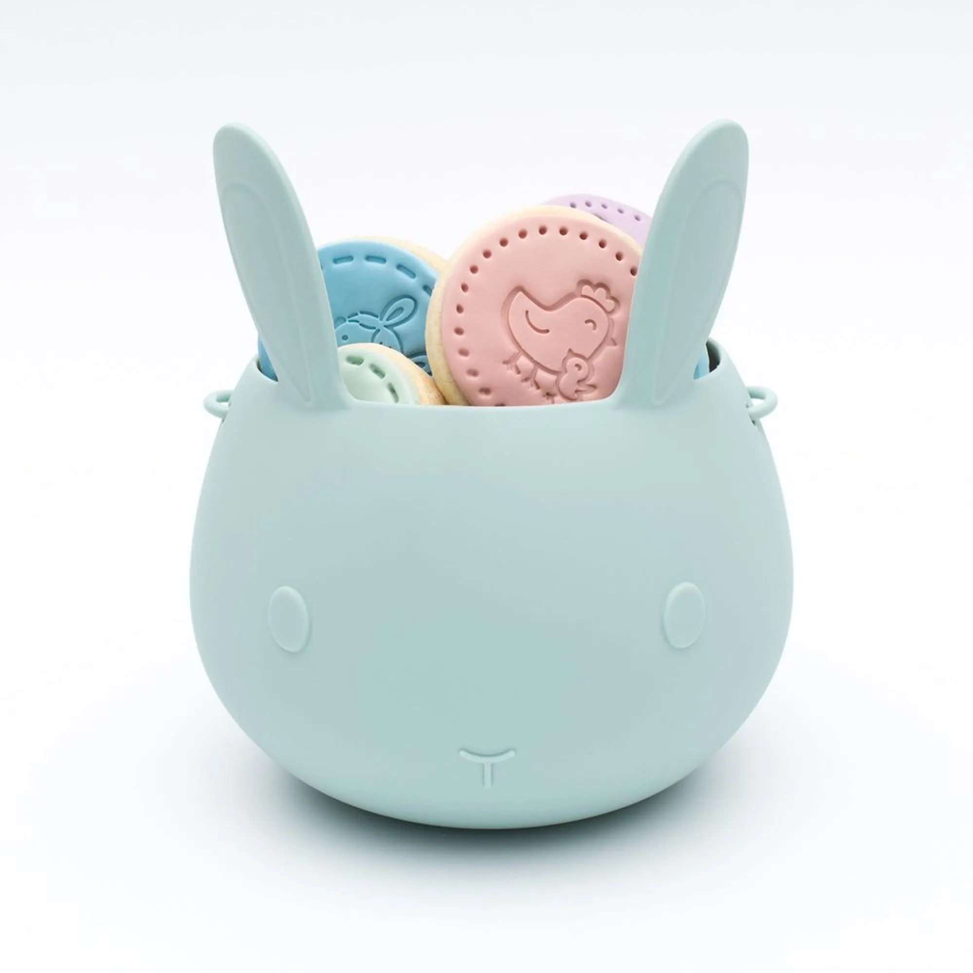 We Might Be Tiny Easter Bunny Basket - Pistachio