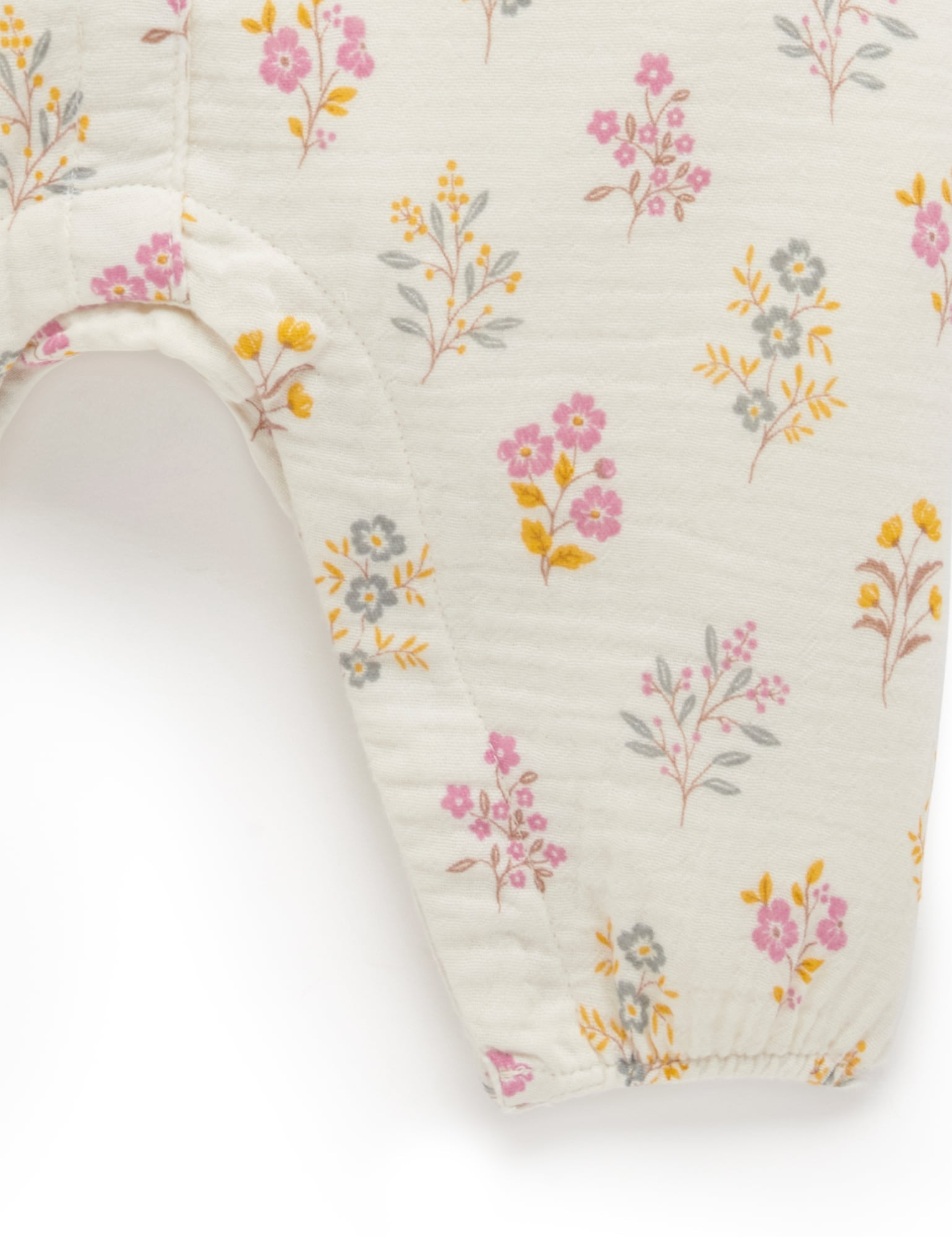 Purebaby Crinkle Cotton Growsuit Posie Floral | Baby Onesies | Baby ...