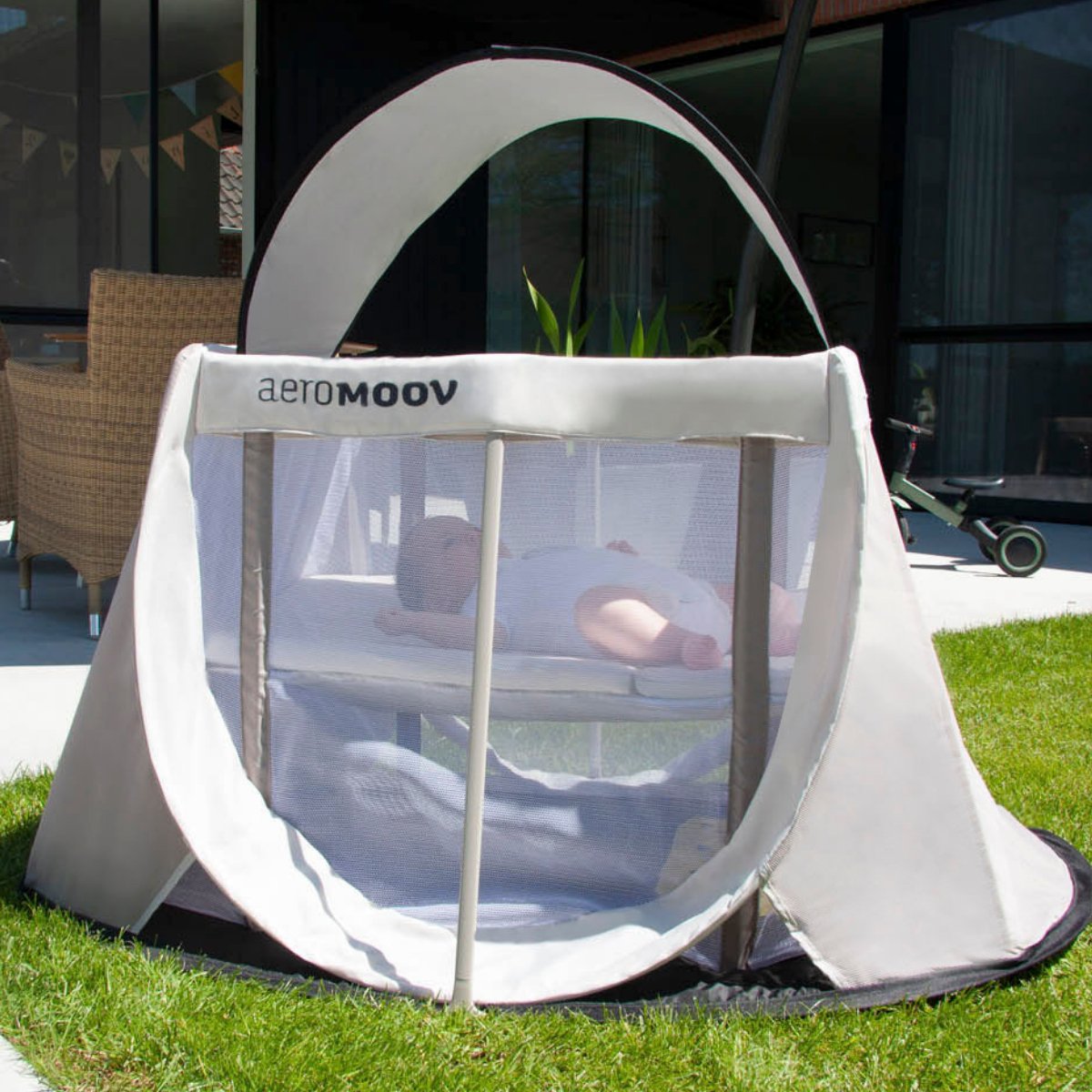 Aeromoov Travel Cot Outdoor Bundle Sand Cots Baby Bunting AU