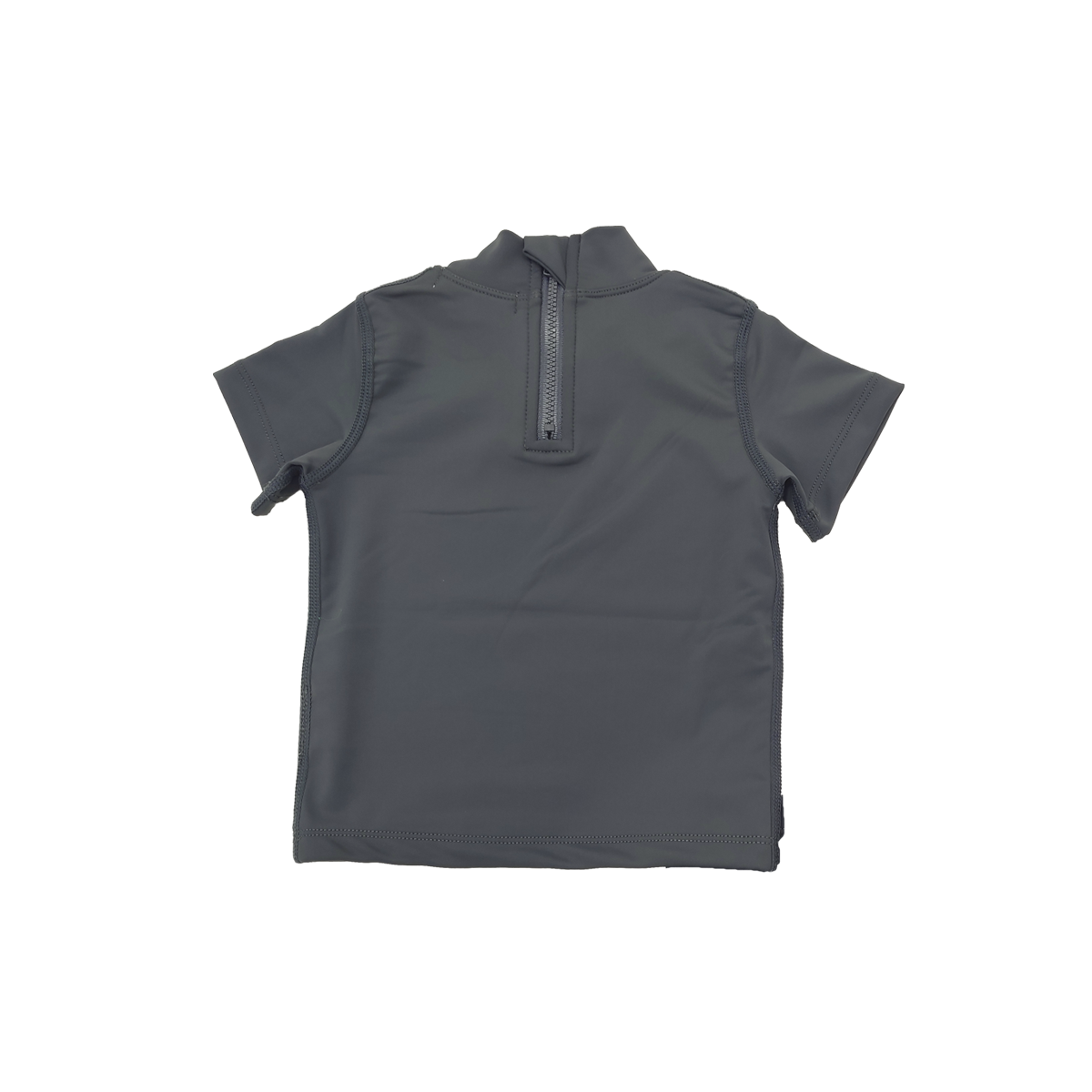 Soll Short Sleeve Swim Vest Charcoal Swimwear Baby Bunting AU