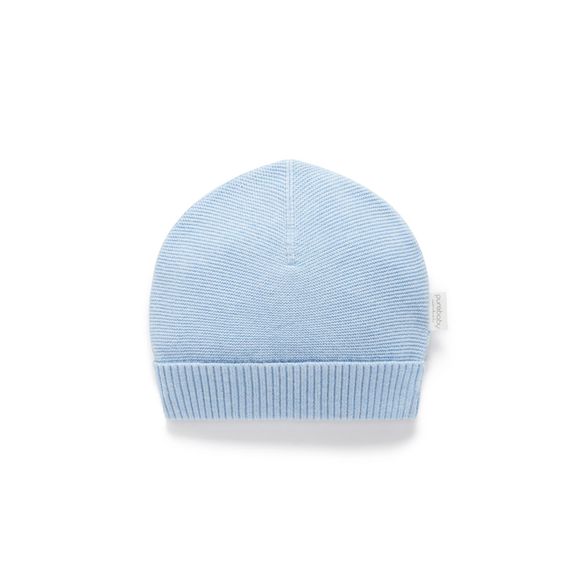 Purebaby Ess Textured Beanie Blue Melange