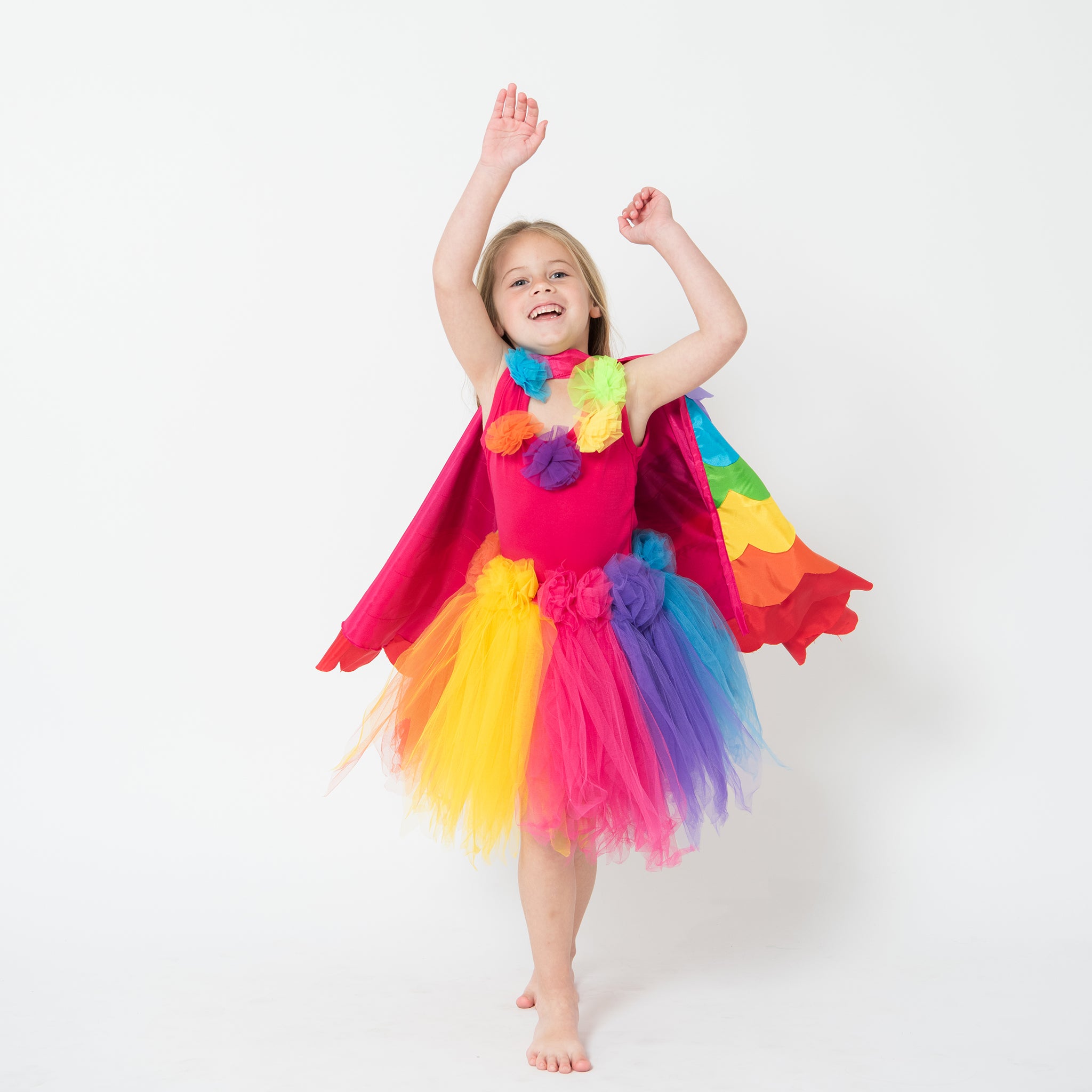 Lets Dress Up Rainbow Lorikeet Costume Cape | Costume | Baby Bunting AU