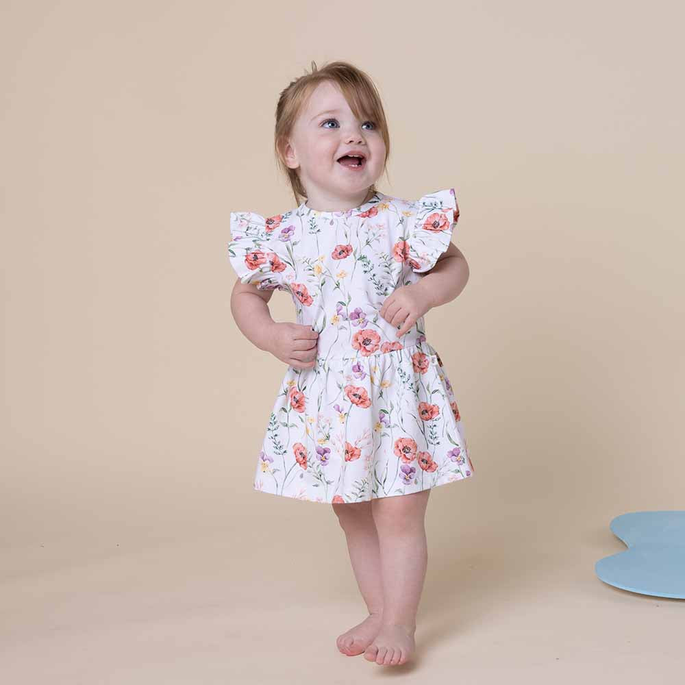 Snuggle Hunny Meadow Organic Dress | Baby Dresses | Baby Bunting AU