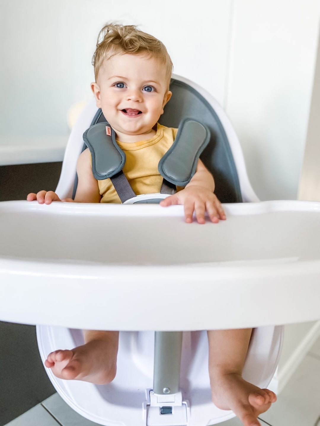 Bloom Fresco Chrome Seat Pad Starter Kit Rosewater Highchair