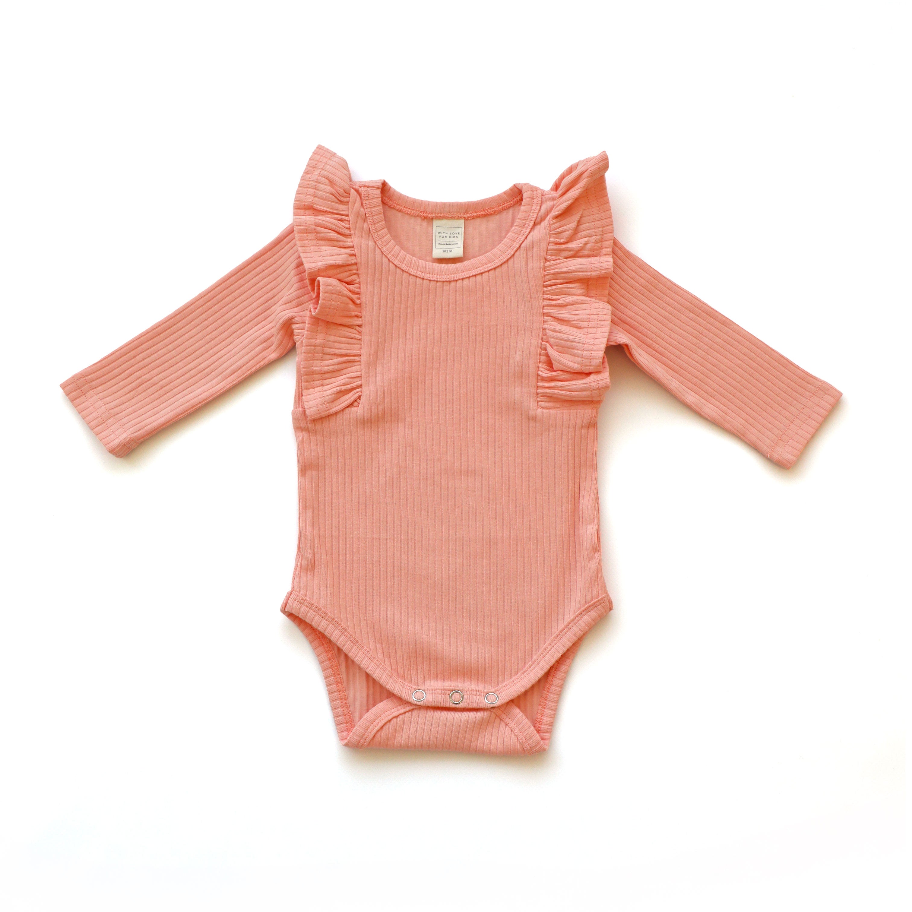 Ribbed long sleeve bodysuit baby deals