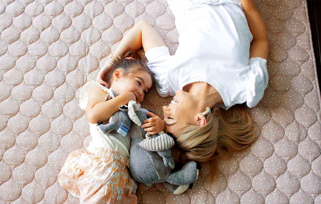 babyhood Baby Play Mat Grey Pattern Mats Baby Bunting AU