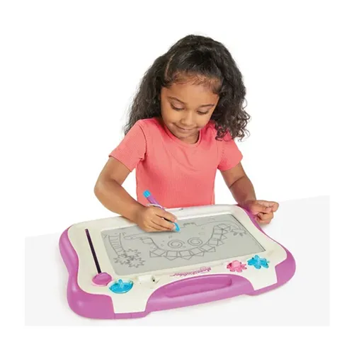 Toomies TOMY Megasketcher Magnetic Drawing Board , Large Writing Pad with Magic Eraser , Travel Games for Kids Aged 3 4 5 6 and Over, Measures 45 x 35