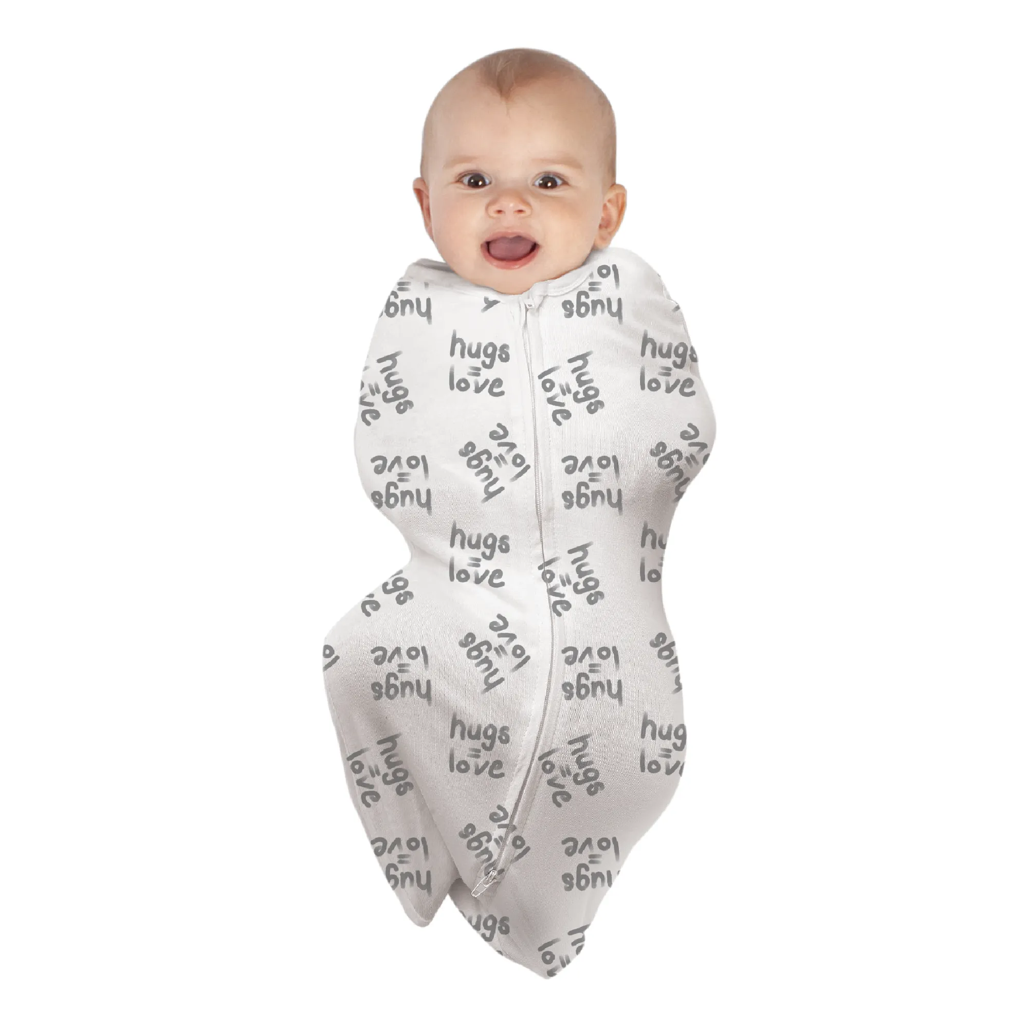 Baby Studio BCI Cotton Swaddlepouch - Hugs Equals Love