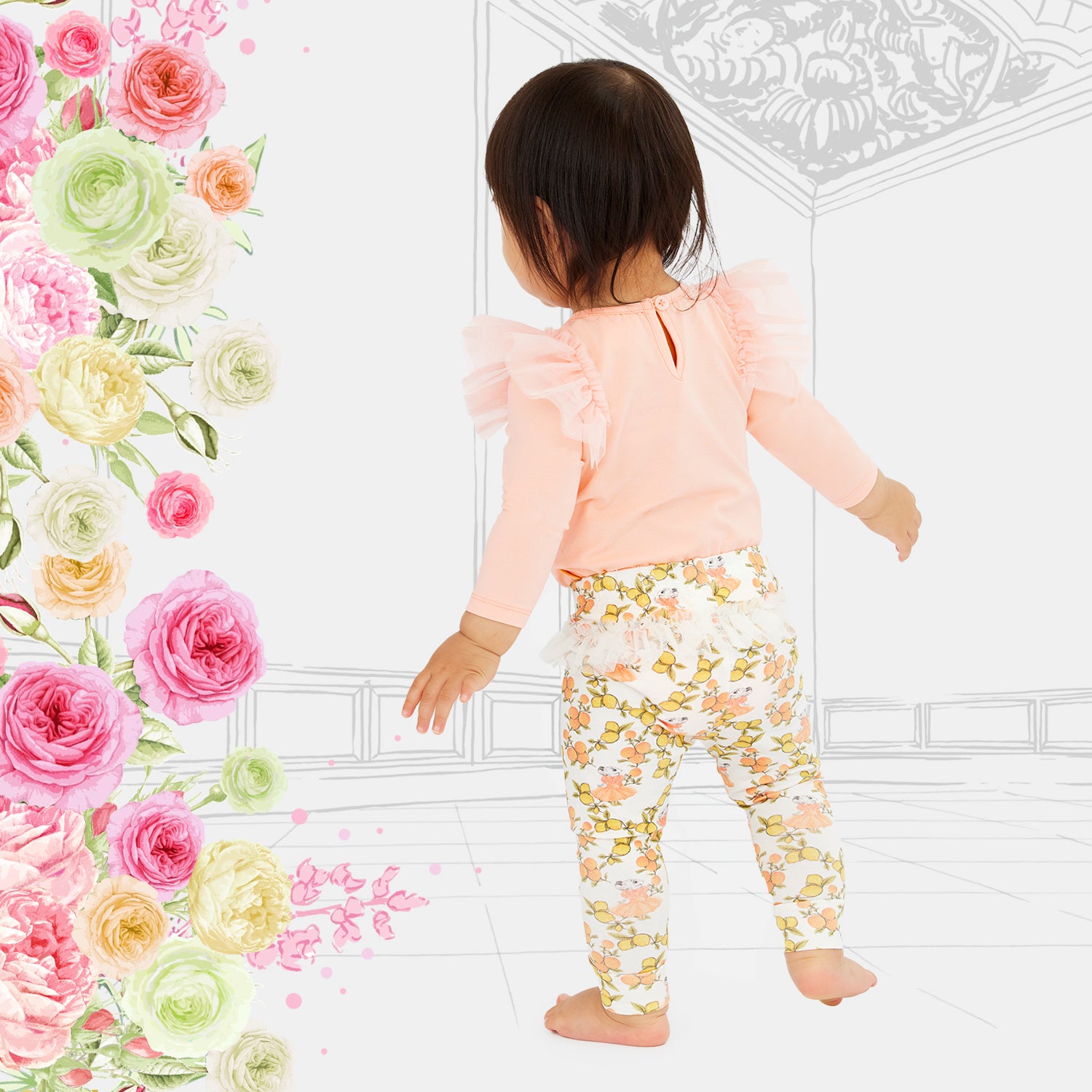 Claris the Mouse Frutta Legging - Frutta | Girls Leggings | Baby Bunting AU