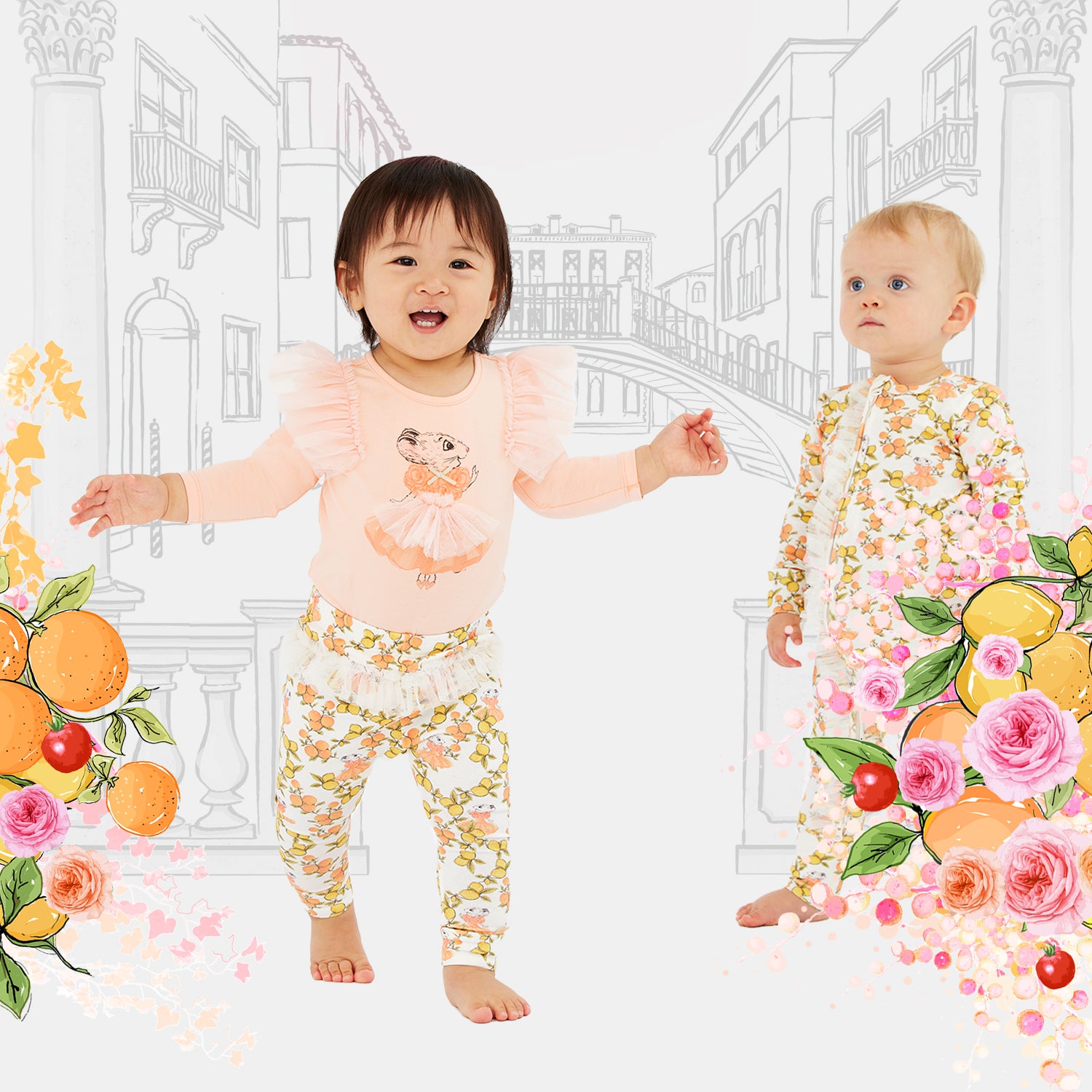 Claris the Mouse Frutta Legging - Frutta | Girls Leggings | Baby Bunting AU