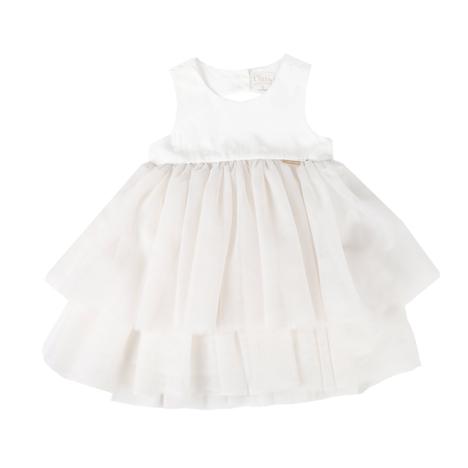 Claris the Mouse Tuscan Dress Baby - Blanc | Girls Formal Dresses ...