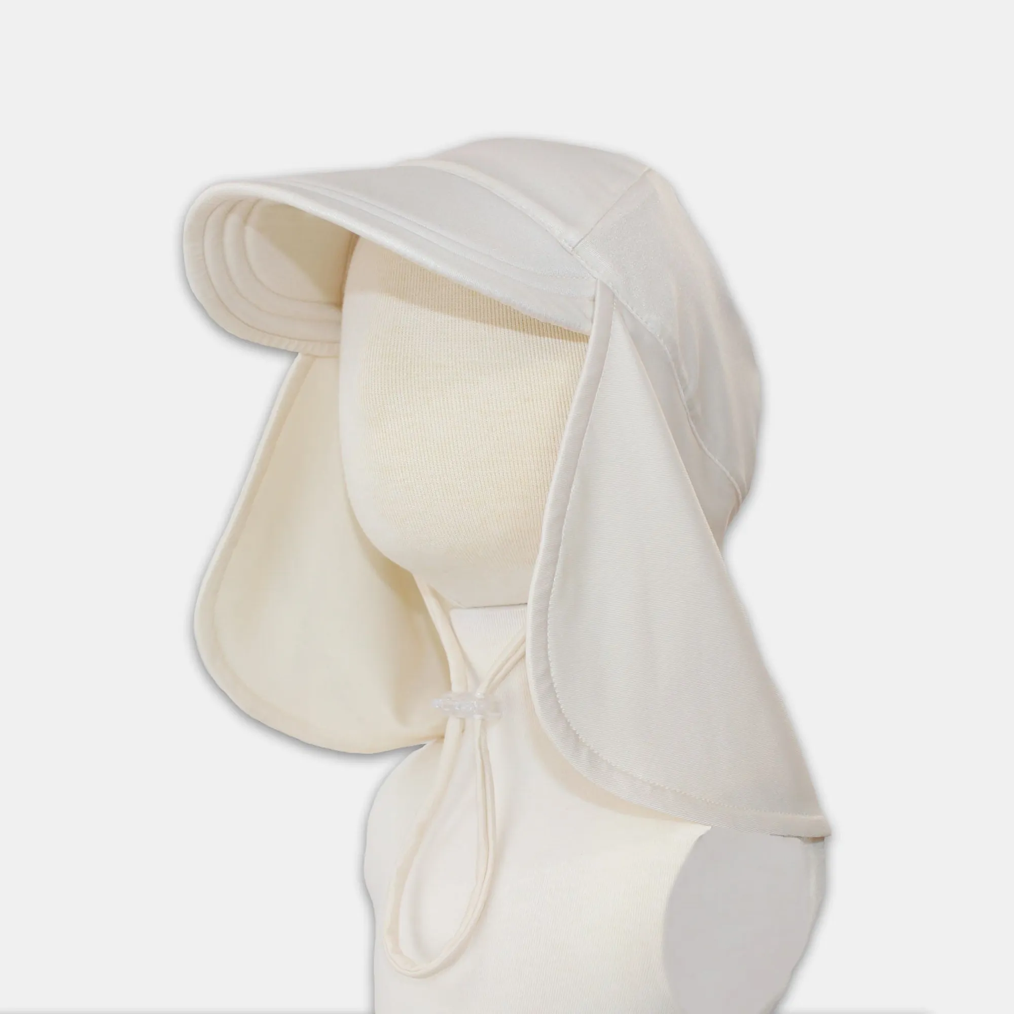 Tyoub Swimwear Baby Legionnaires Cap Cream