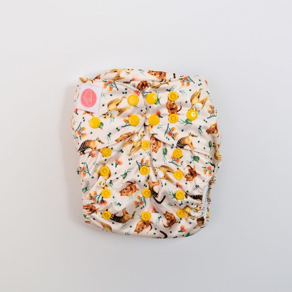 Monarch Classic Reusable Cloth Nappy V2.0 - Bush Buddies - Snaps