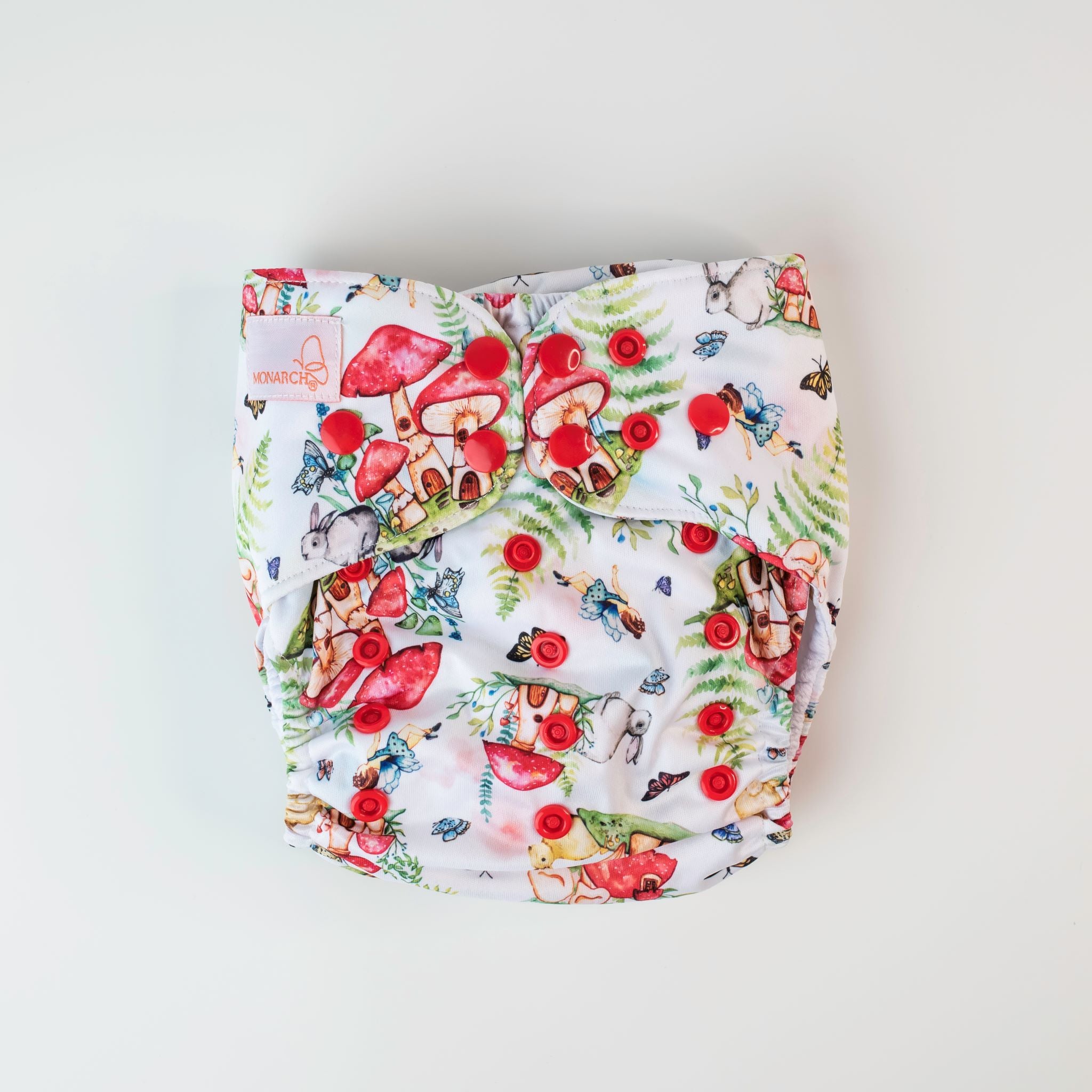 Monarch Classic Reusable Cloth Nappy V2.0, Fairy Tales, Snaps