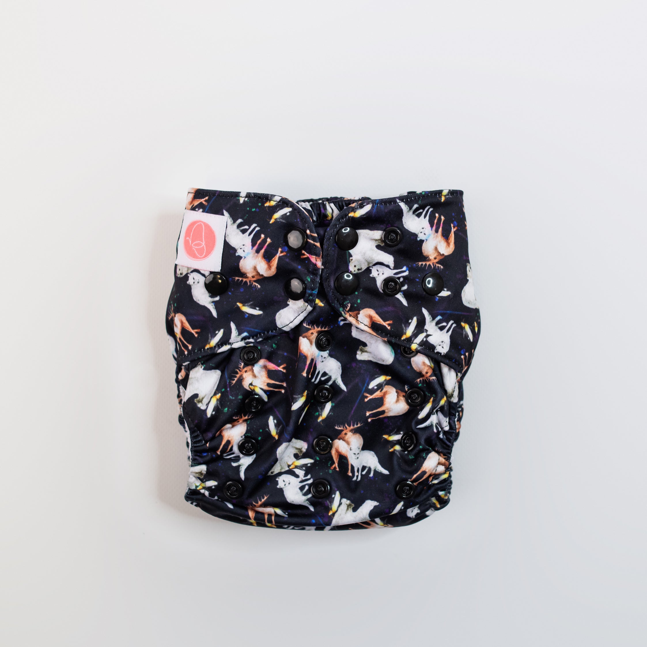 Monarch Classic Reusable Cloth Nappy V2.0, Disco Bears, Snaps