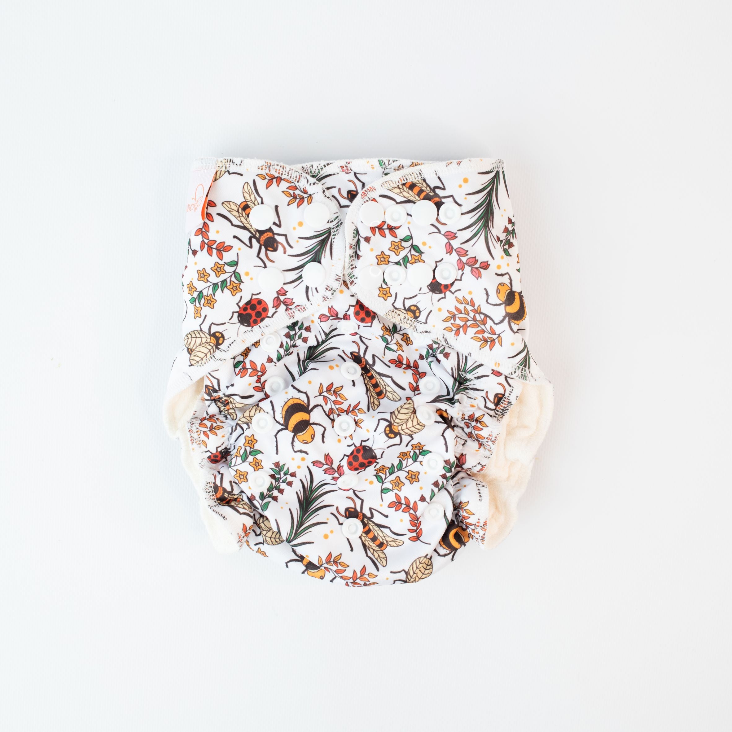 Monarch Hybrid Fitted Nappy Cover V2.0, Jitterbug, Snaps