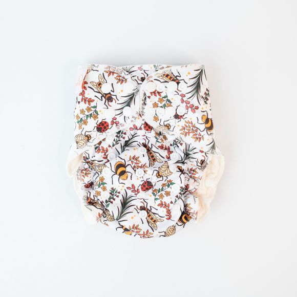 Monarch Hybrid Fitted Nappy Cover V2.0 - Jitterbug - Snaps