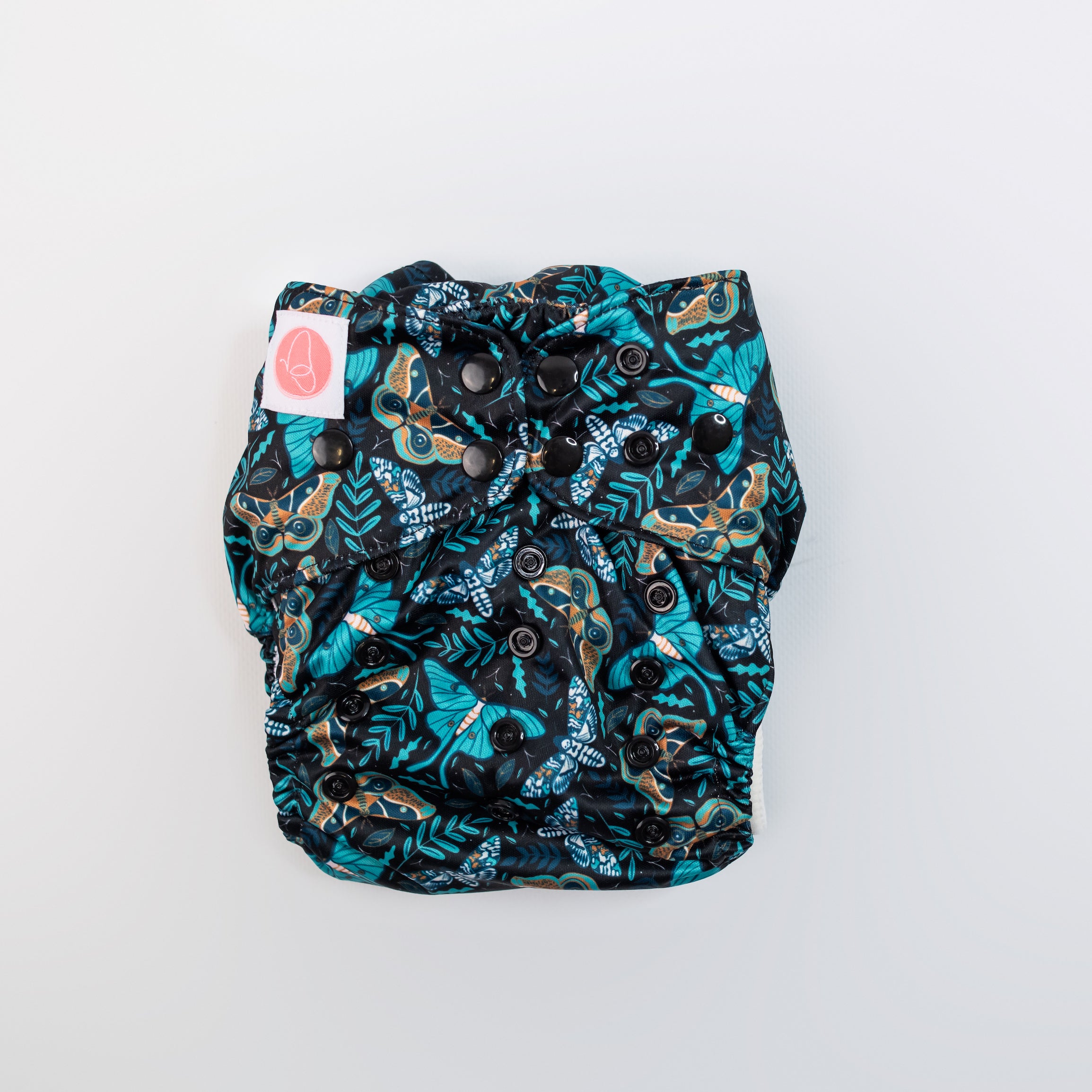 Monarch Classic Reusable Cloth Nappy V2.0, Twilight Flight, Snaps