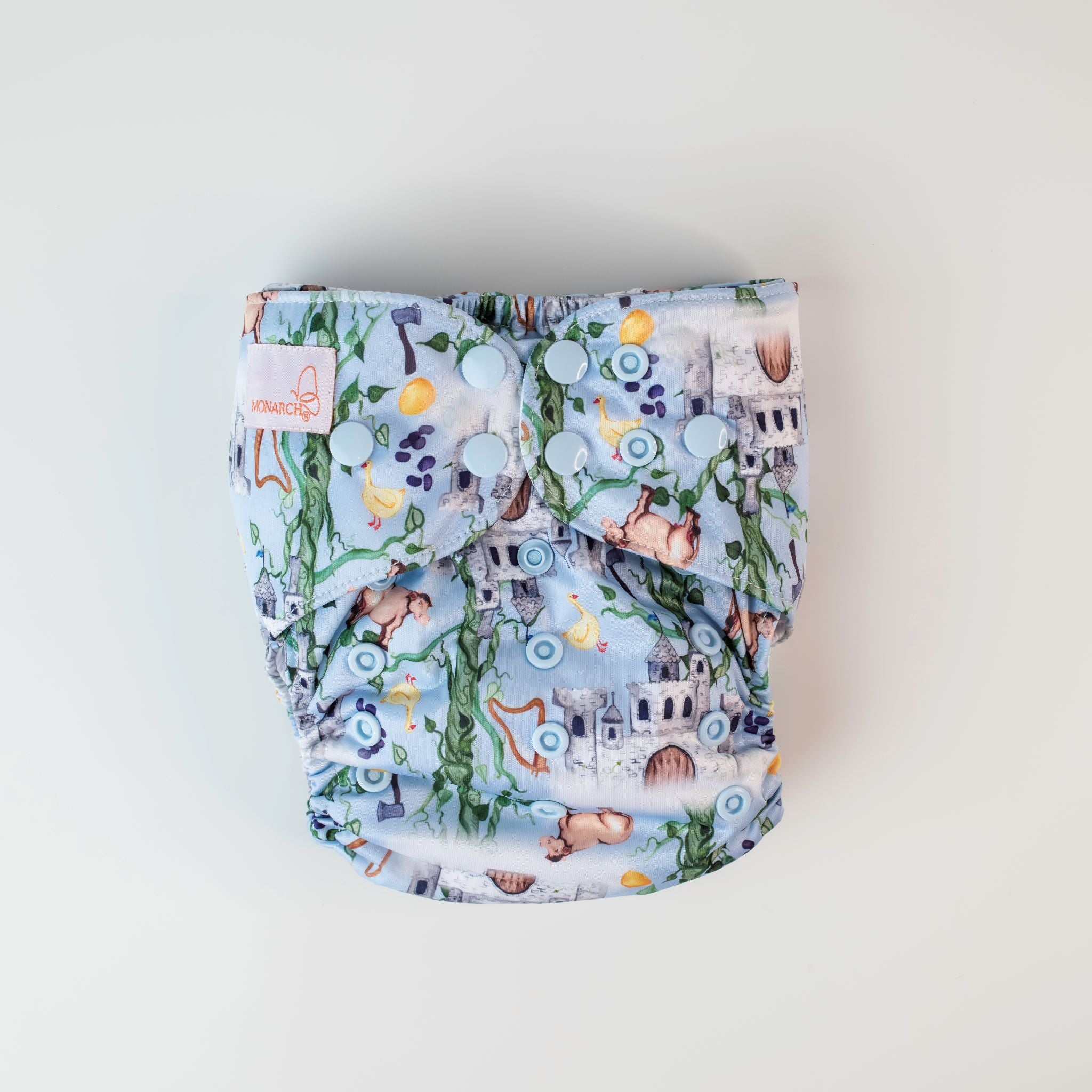 Monarch Classic Reusable Cloth Nappy V2.0, Spill The Beans, Snaps
