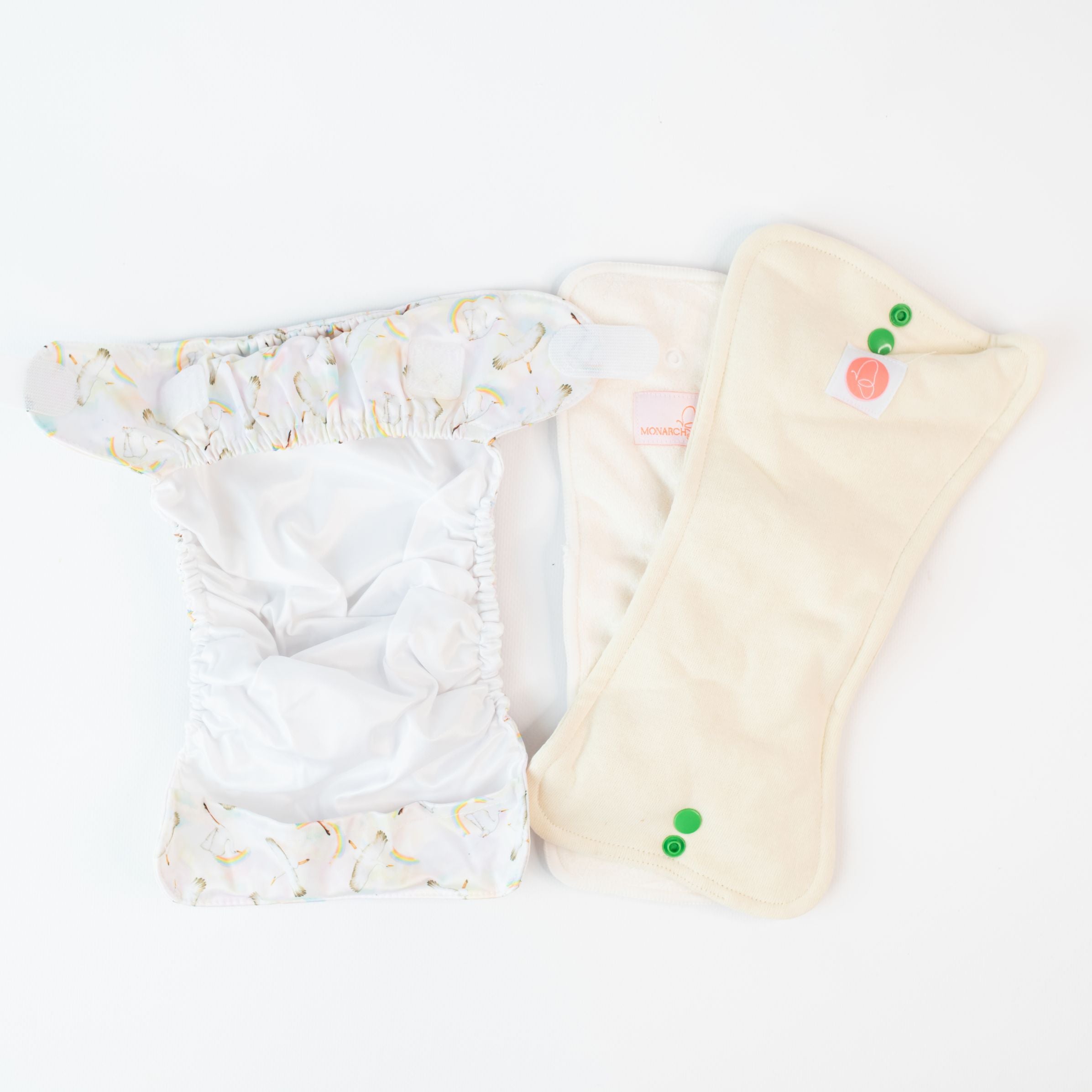 Monarch Newborn Wipeable Nappy - Delivery Storker - Hook and Loop ...