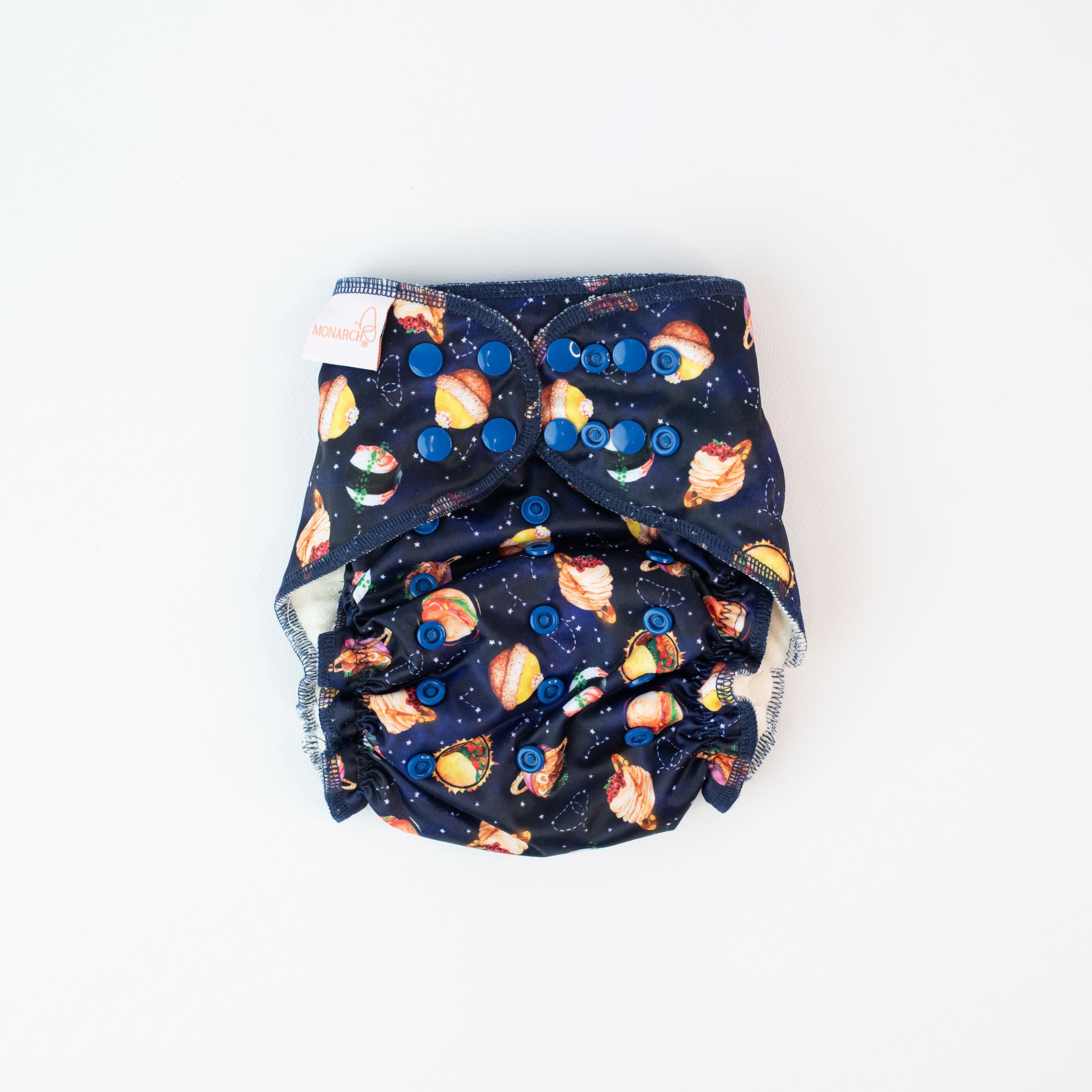 Monarch Hybrid Fitted Nappy Cover V2.0, Universal Language, Snaps