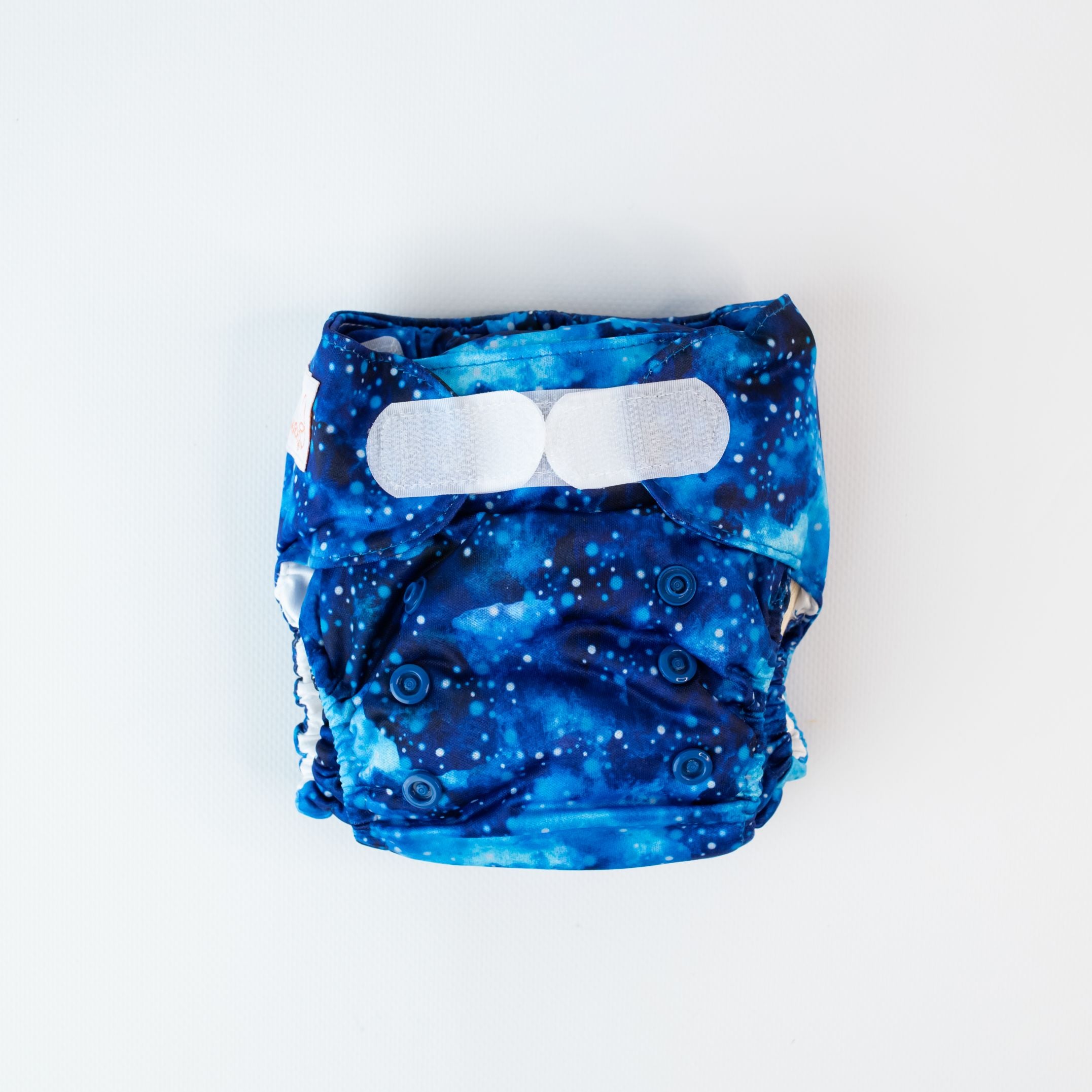 Monarch Newborn Wipeable Nappy, Snowstorm, Hook and Loop