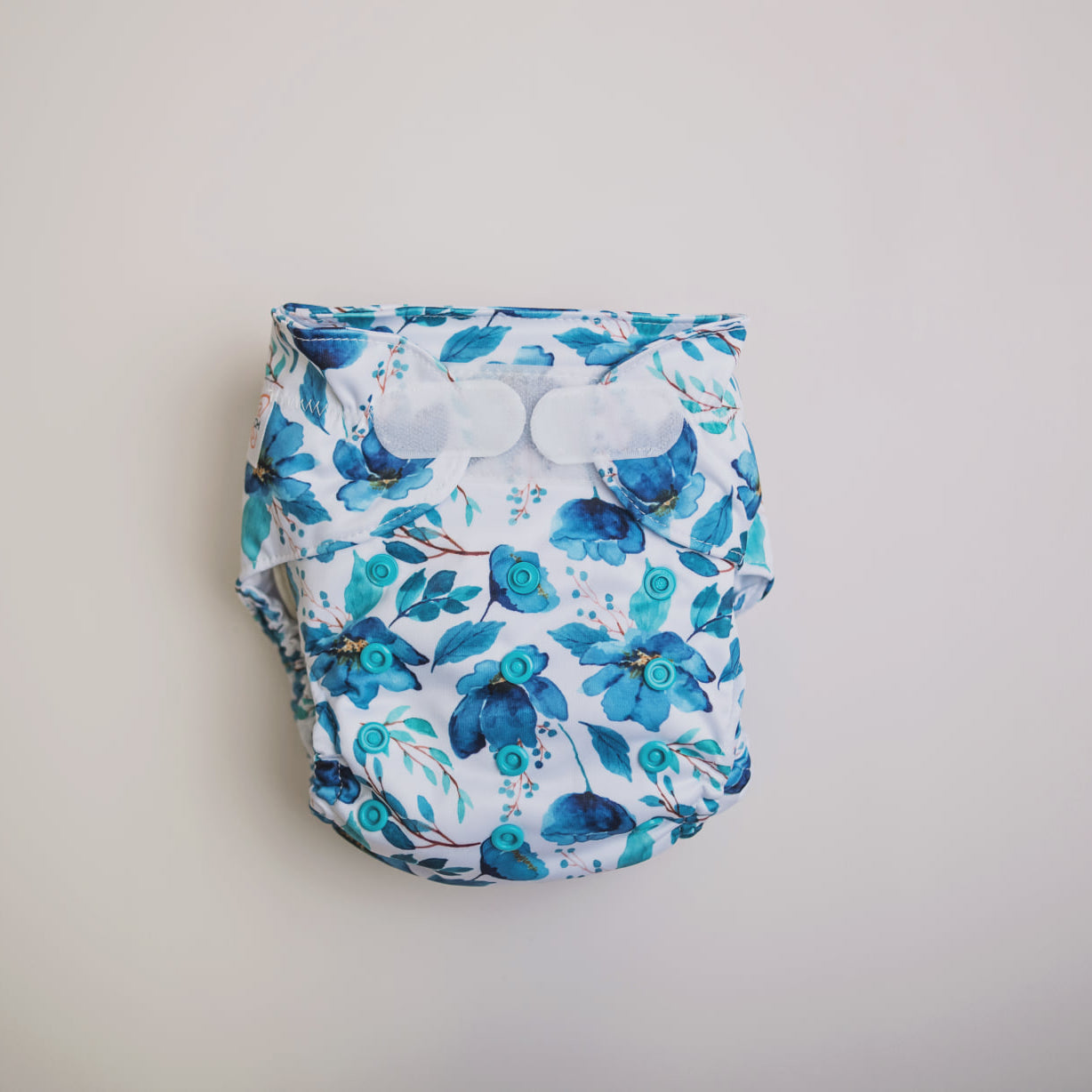 Monarch Ultimate Wipeable Cloth Nappy V1.0, Blue Meadow, Hook And Loop
