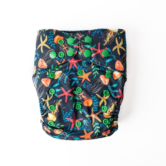 Monarch Ultimate Wipeable Cloth Nappy V2.0 - You Jelly? - Snaps