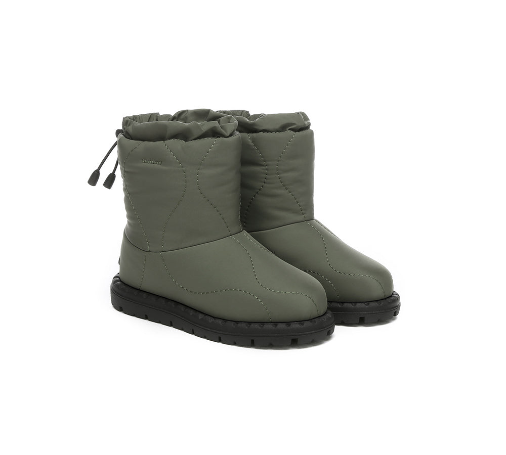 Green sheepskin boots best sale