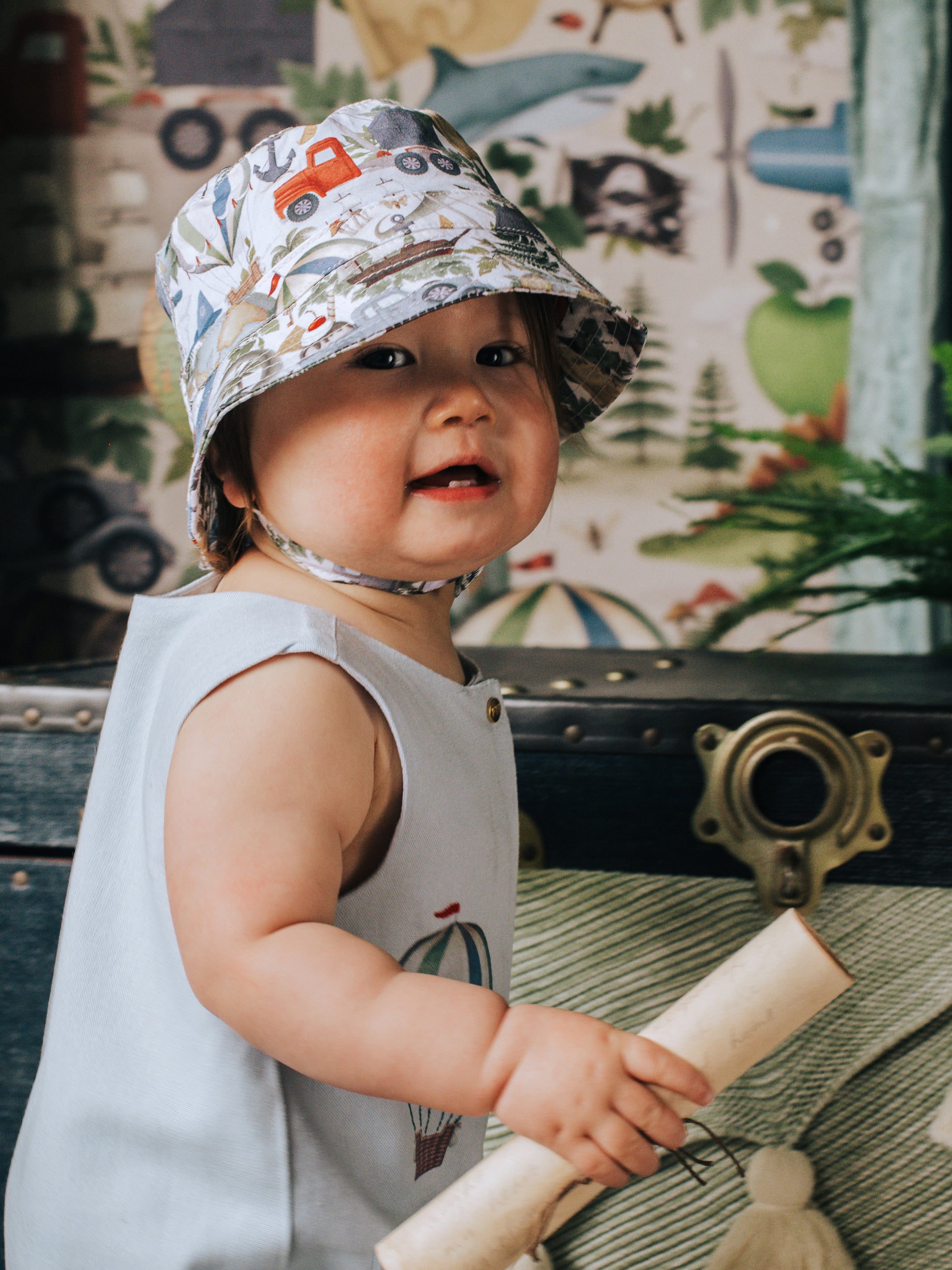 Fleur Harris 'Adventureland' Sunshine Bucket Hat | Hats | Baby Bunting AU