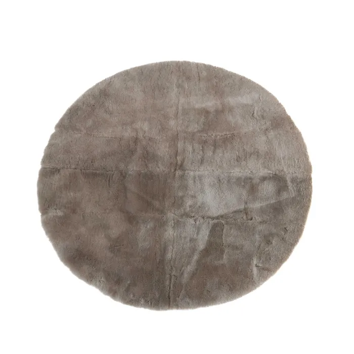 Naturally Sheepskins Round Lambskin Play Mat/Rug - Taupe