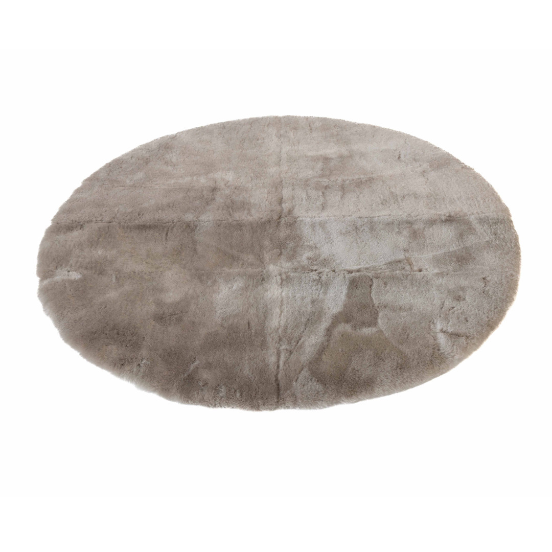 Naturally Sheepskins Round Lambskin Play Mat/Rug Taupe Play Mats