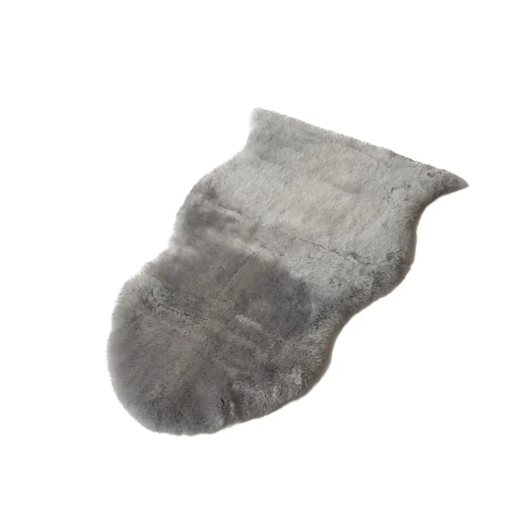 Naturally Sheepskins Lambskin Baby Rug /Play Mat - Grey