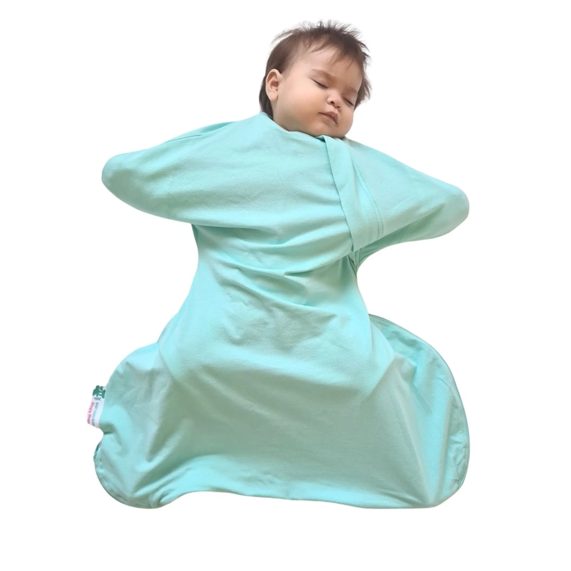 Baby Loves Sleep Extra-Wide Sleeping Bag "Cool" - Cool Mint
