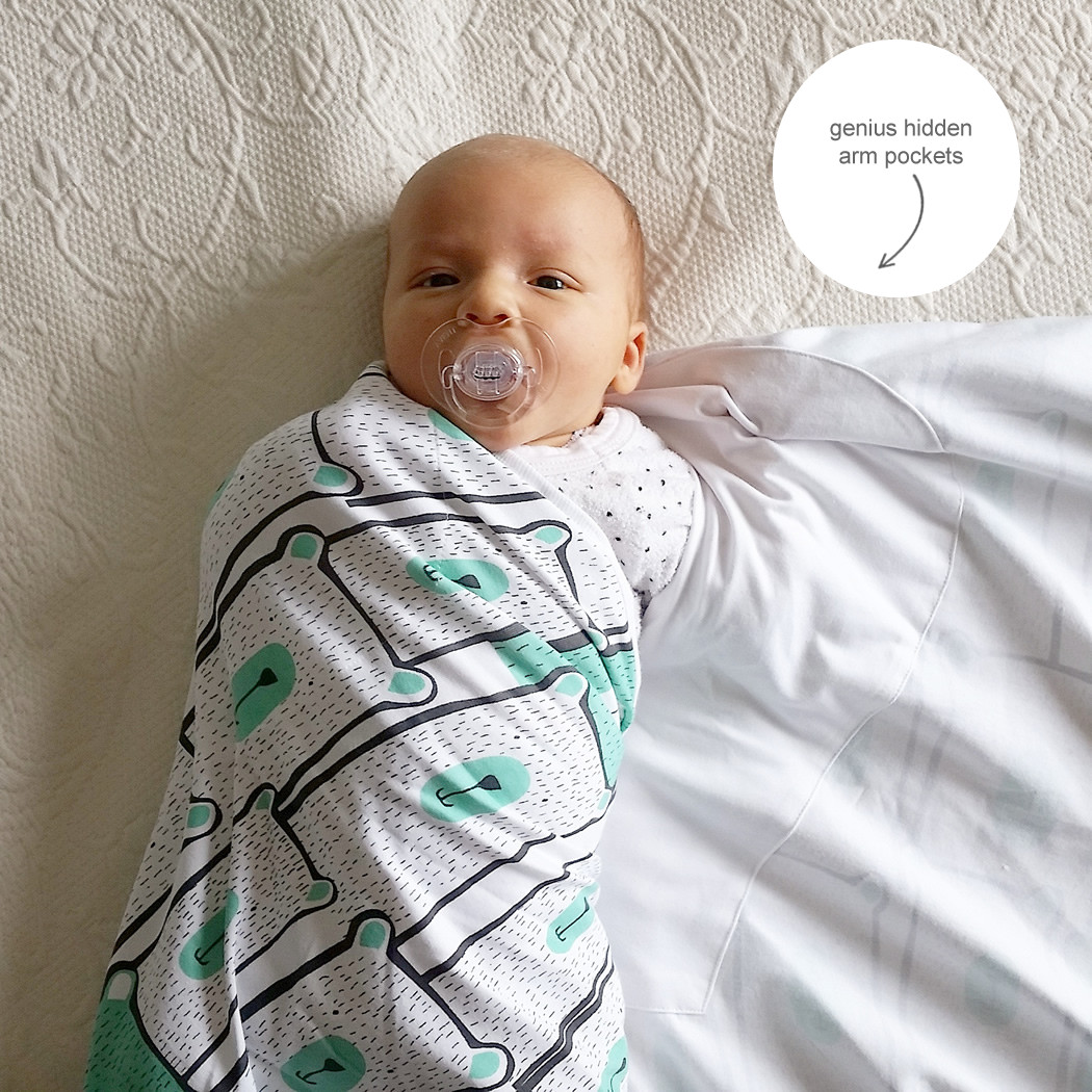 Baby Love Sleep Newborn Koala Hugs Swaddle Wrap - Minty Bears ...