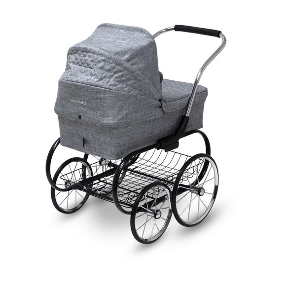 Valco Baby Royale Dolls Pram/Stroller Toy - Grey Marle